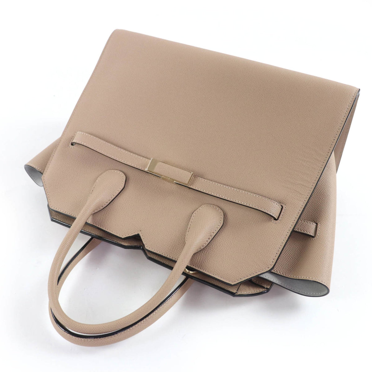 Valextra Grayish Handbag (Pre-Owned)