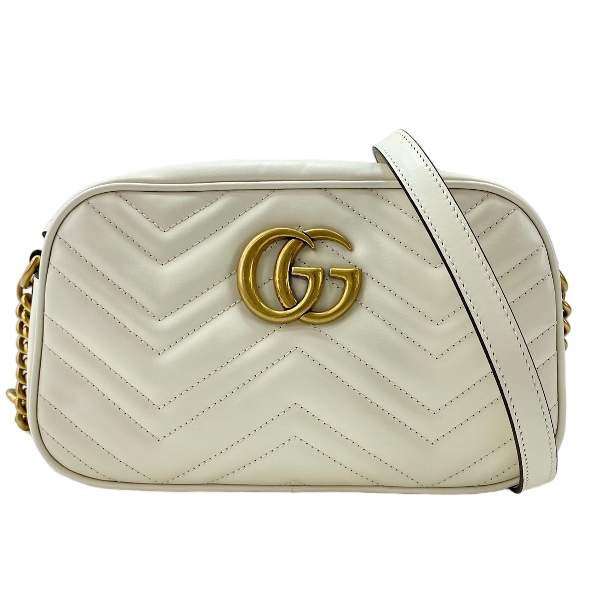 Gucci White Shoulder Bag (Pre-Owned)