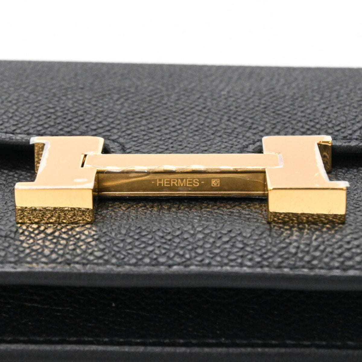 Hermes Constance Black Epsom Leather Wallet (Bi-Fold) (Pre-Owned)