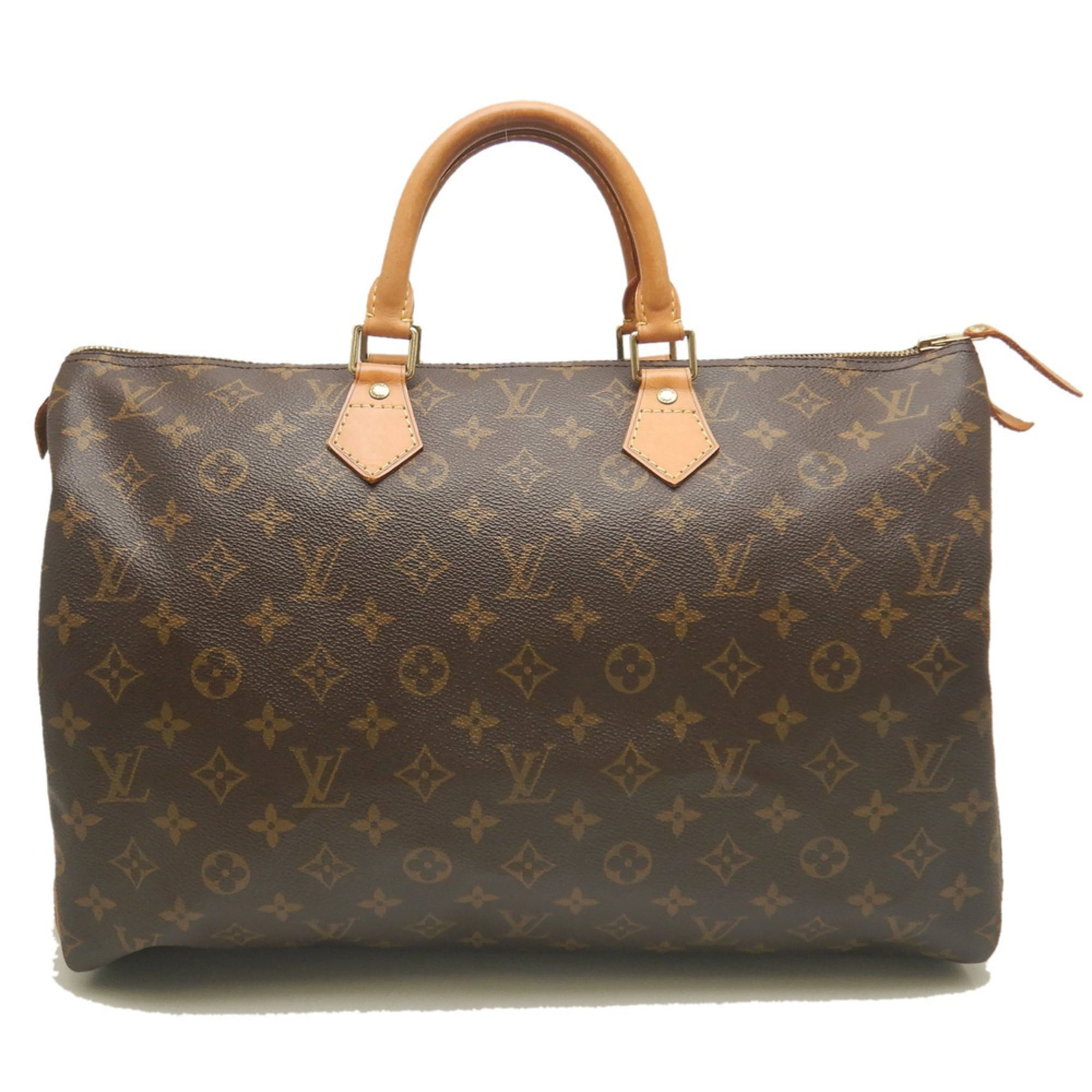Louis Vuitton Brown Monogram Canvas Boston Bag Handbag (Pre-Owned)