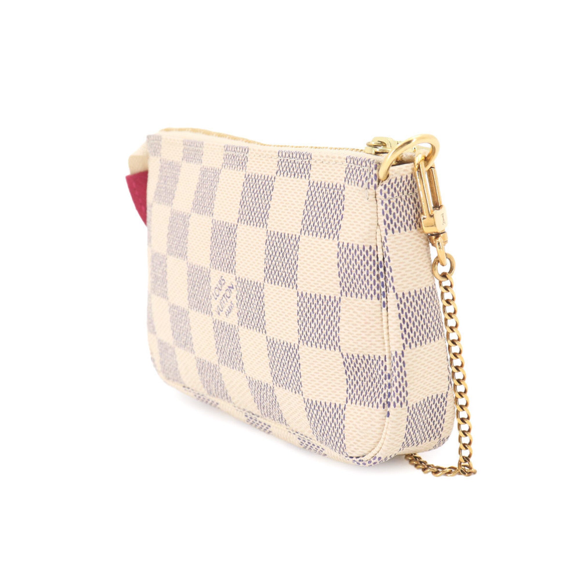 Louis Vuitton Damier Azur Multi-Color White Damier Azur Handbag Pochette (Pre-Owned)