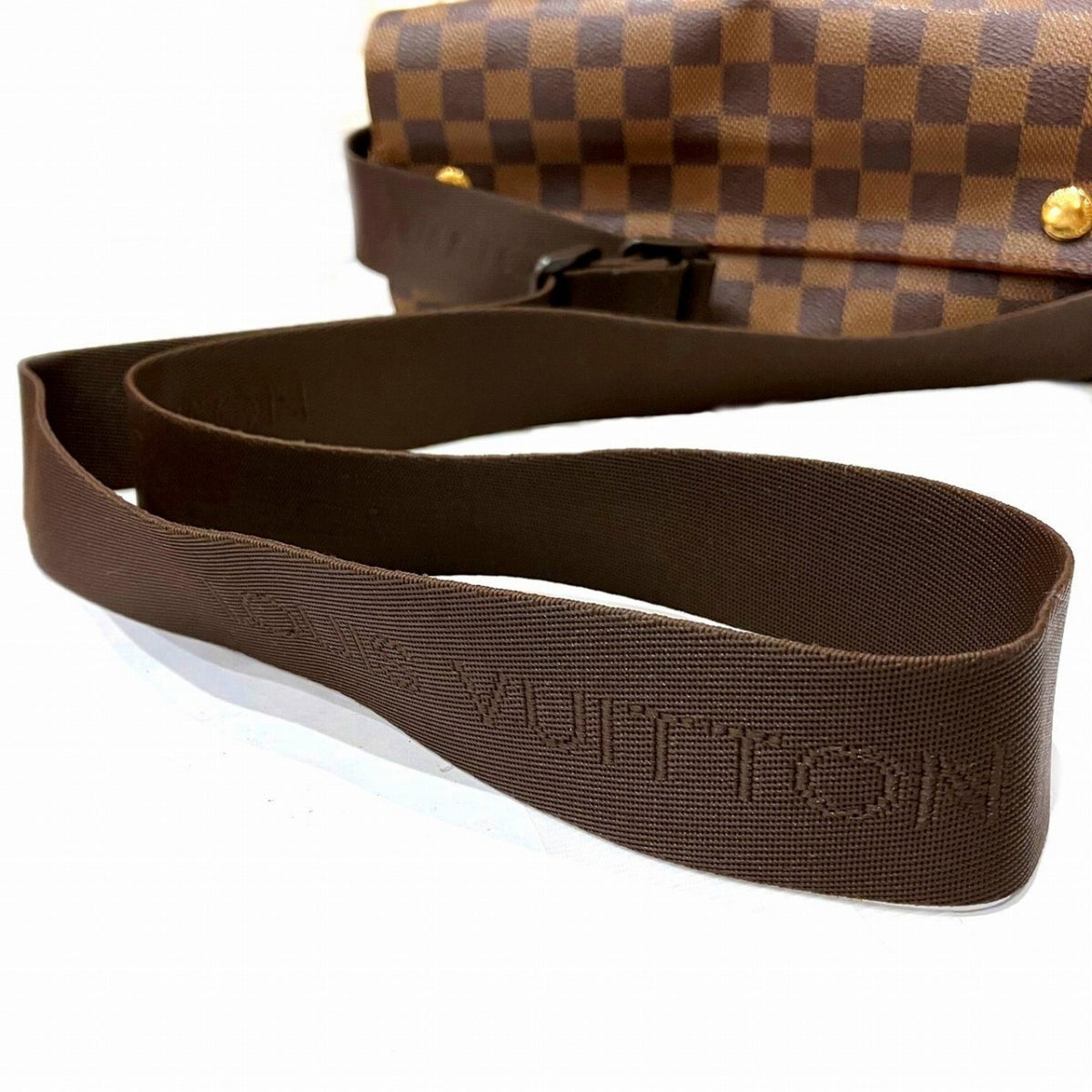 Louis Vuitton Brown Damier Canvas Galle Damier Canvas Shoulder Bag (Pre-Owned)