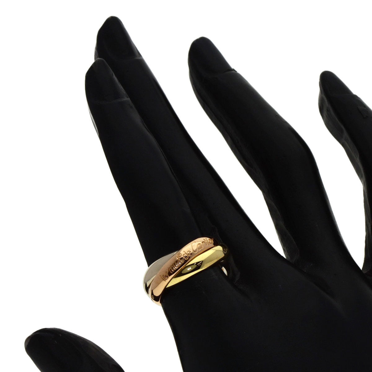 Cartier Trinity Yellow Gold (18K) Pink Gold (18K) White Gold (18K) Band Ring (Pre-Owned)