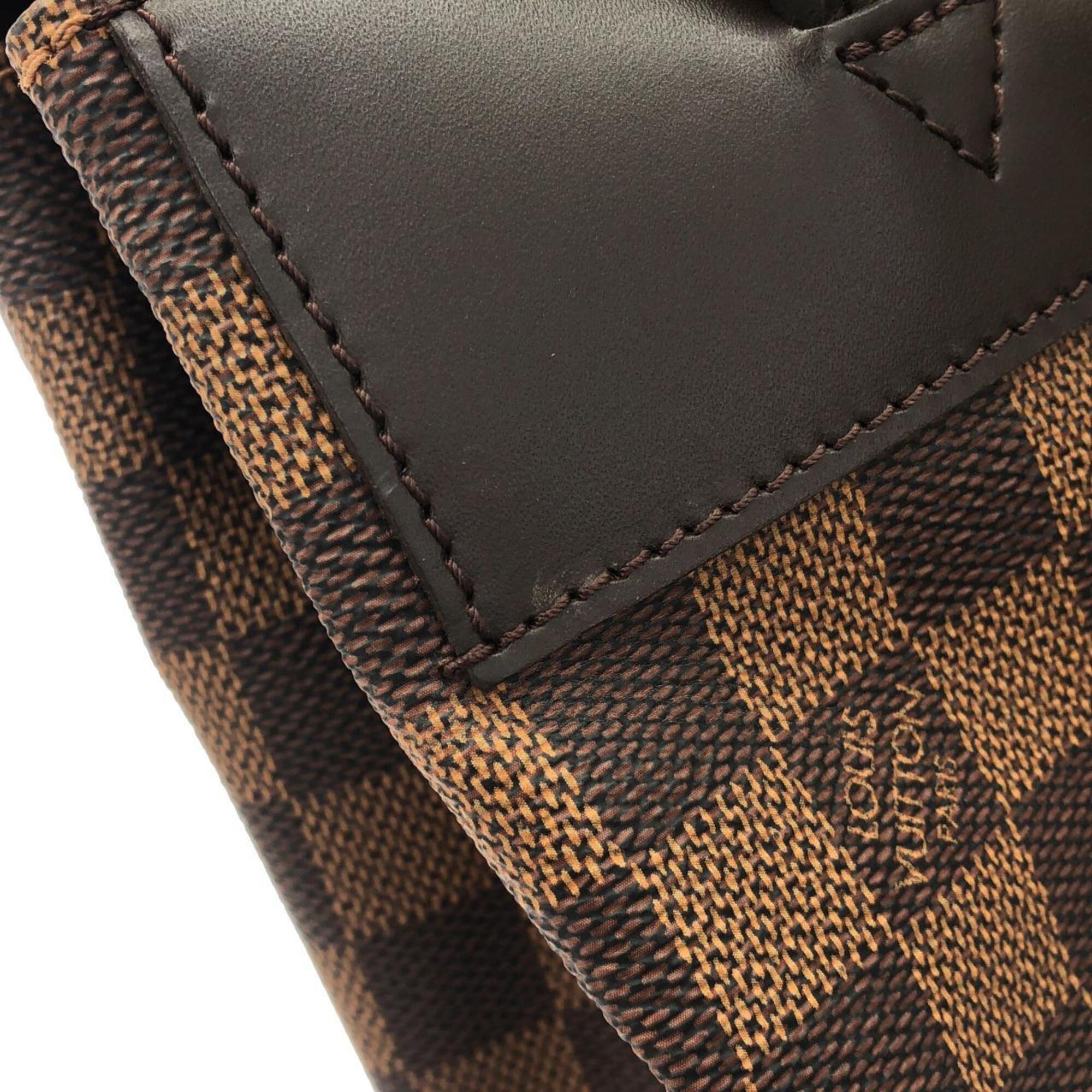 Louis Vuitton Brown Coated Canvas Backpack (Pre-Owned)