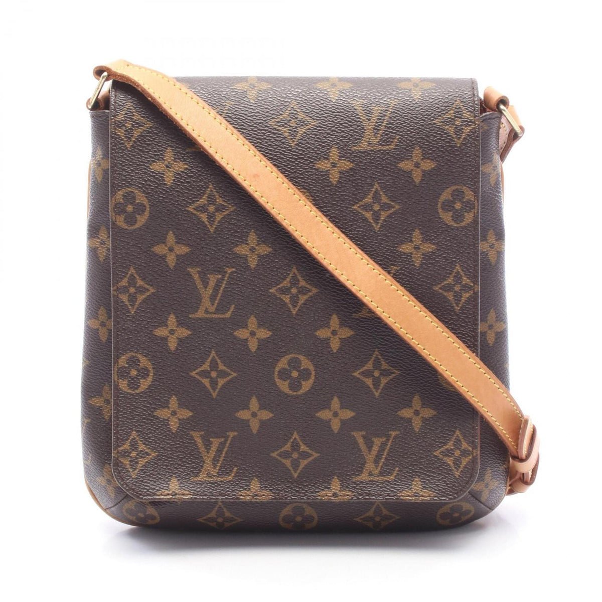 Louis Vuitton Brown Monogram Pvc Coated Canvas Leather Shoulder Bag (Pre-Owned)