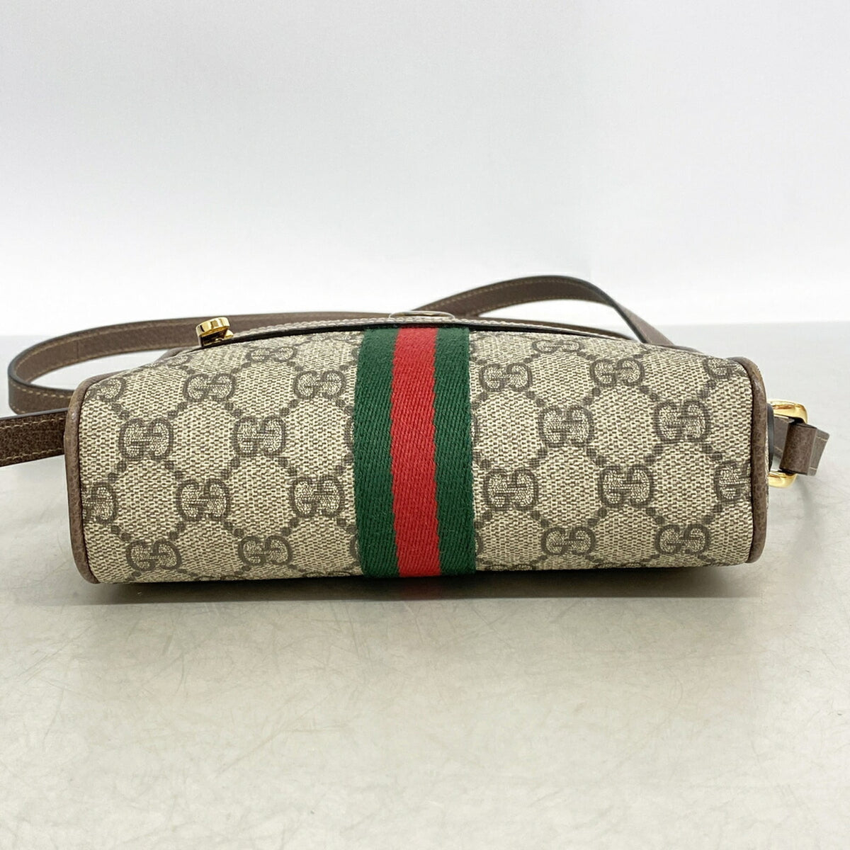 Gucci Brown Pvc Shoulder Bag (Pre-Owned)
