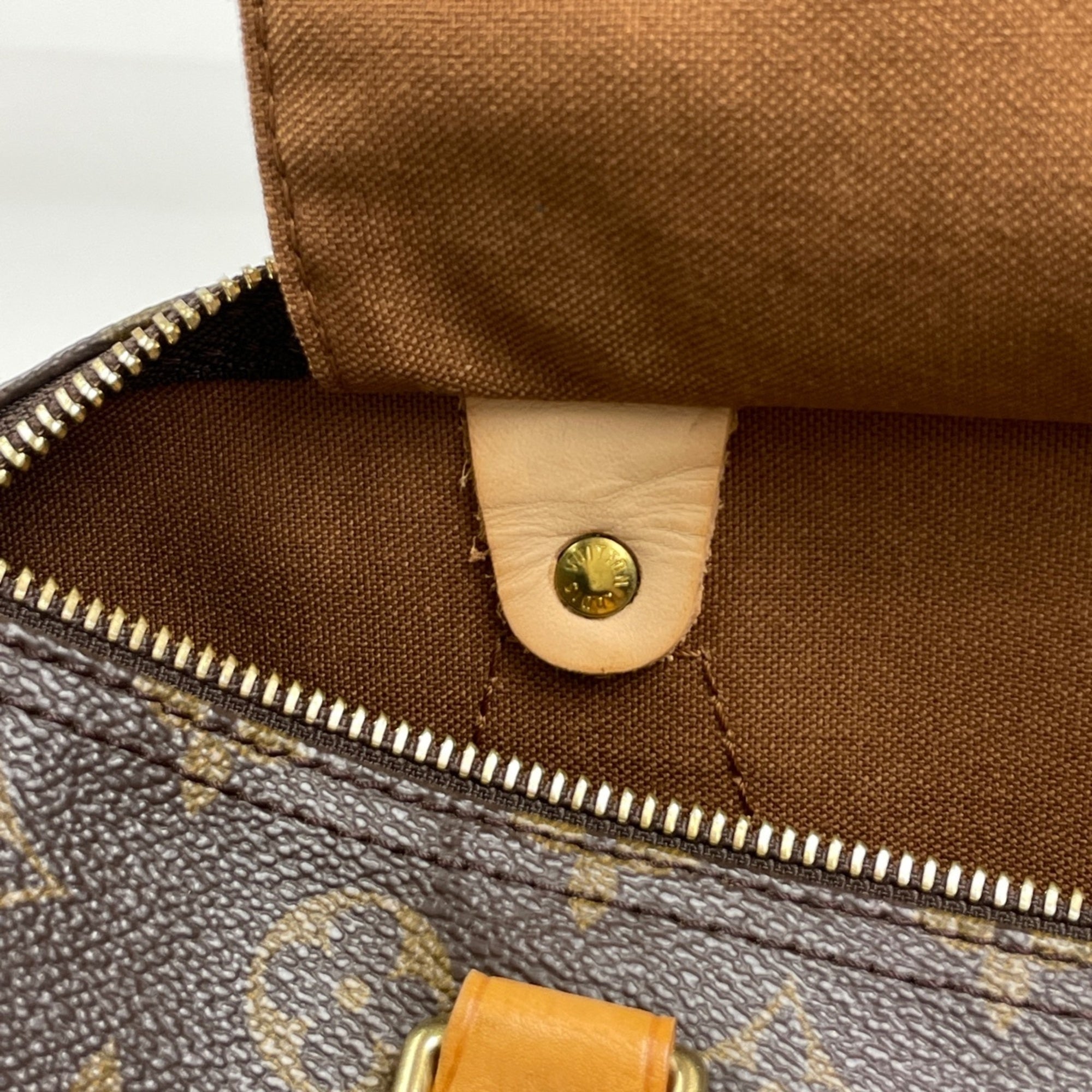 Louis Vuitton Brown Monogram Boston Bag Handbag (Pre-Owned)