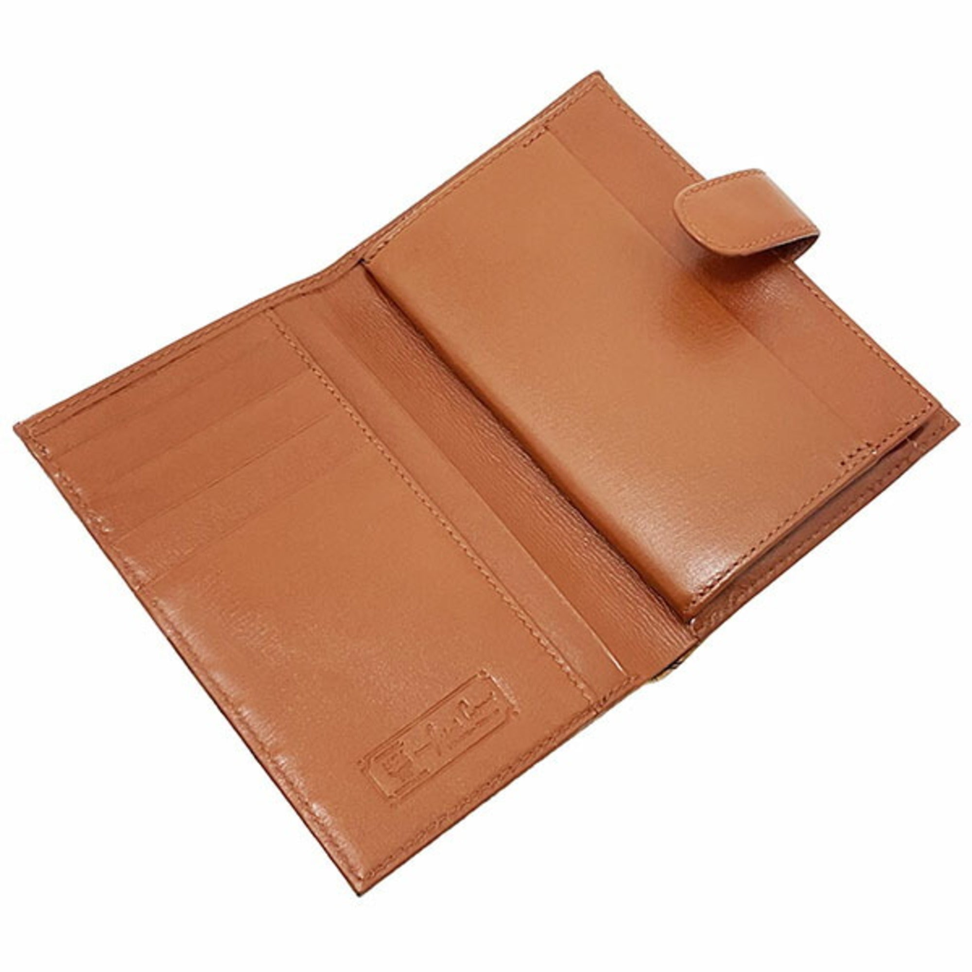Mcm Brown Camel Pvc Wallet (Bi-Fold) (Pre-Owned)