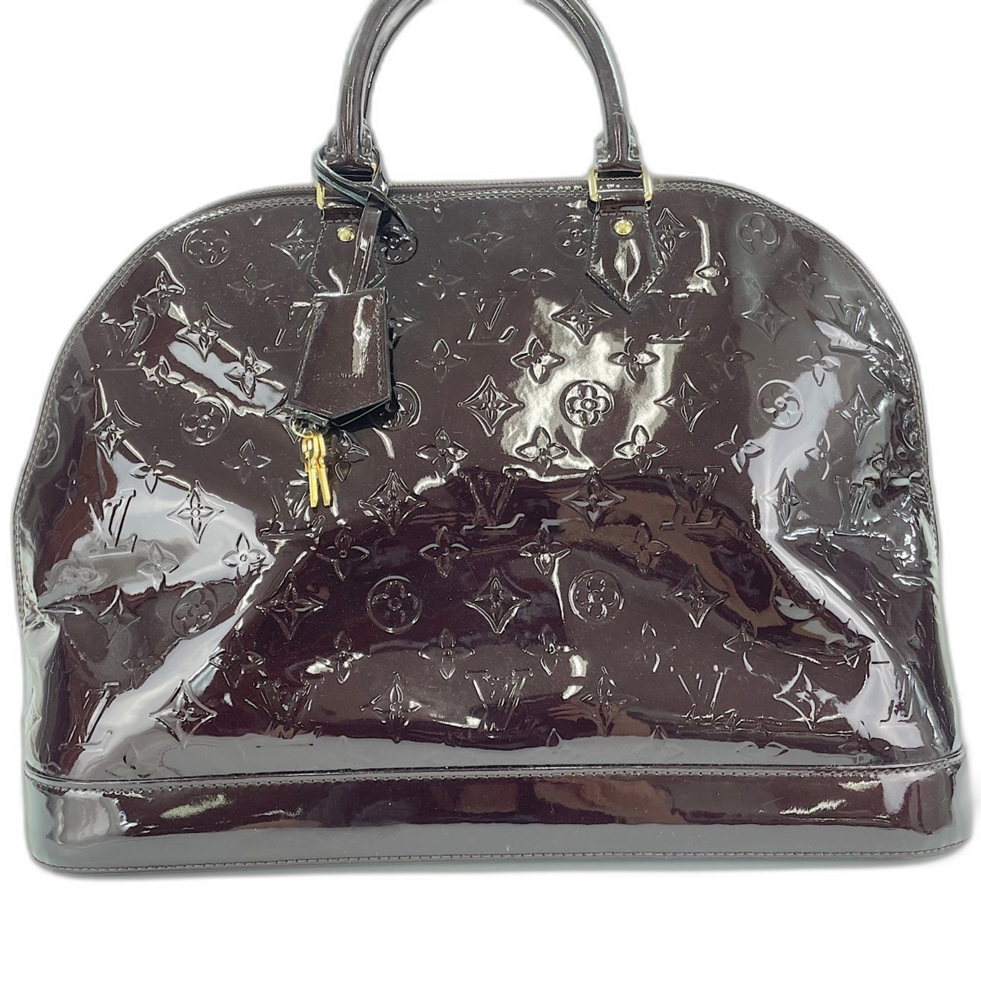 Louis Vuitton Purple Handbag (Pre-Owned)