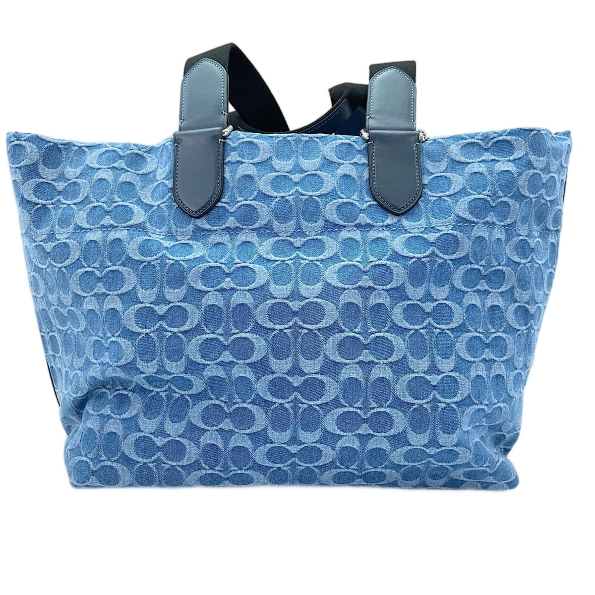 Coach Blue Tote Bag (Pre-Owned)