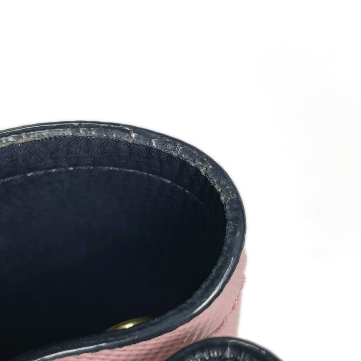 Prada Navy Pink Saffiano Handbag (Pre-Owned)
