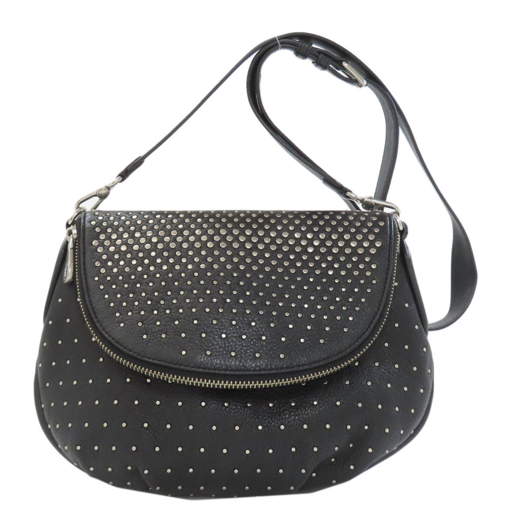 Marc By Marc Jacobs Black Leather Shoulder Bag (Pre-Owned)