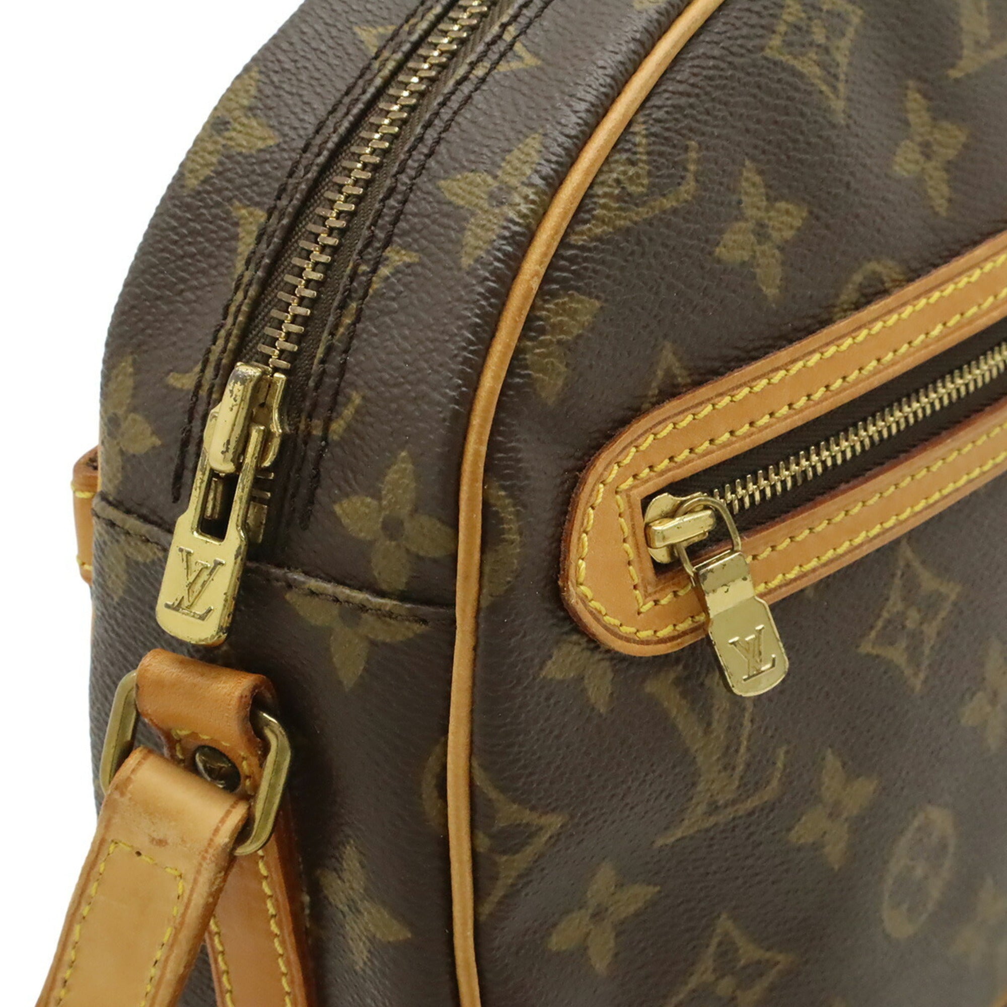 Louis Vuitton Brown Galle Monogram Monogram Pochette Shoulder Bag (Pre-Owned)