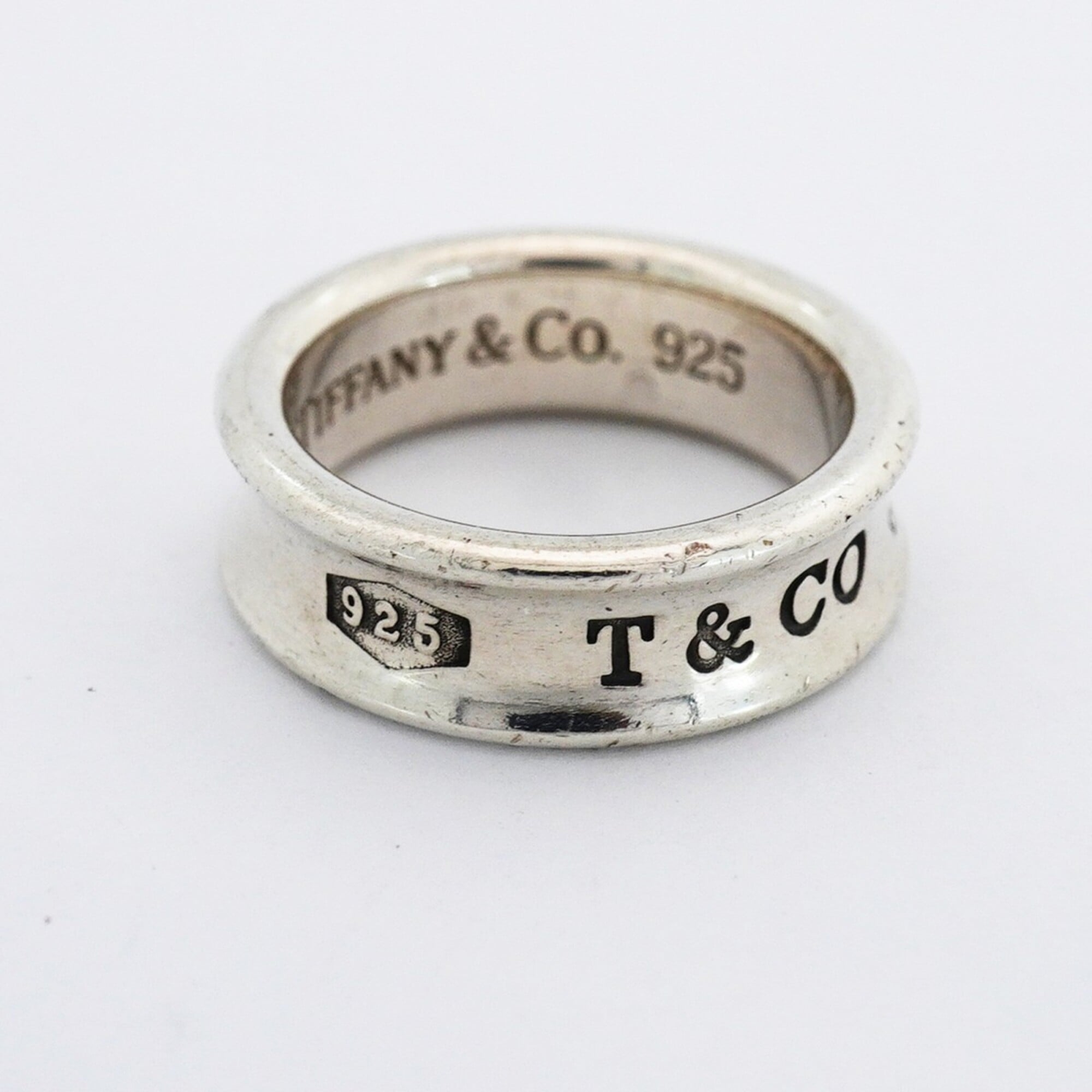 Tiffany Silver 925 Band Ring (Pre-Owned)