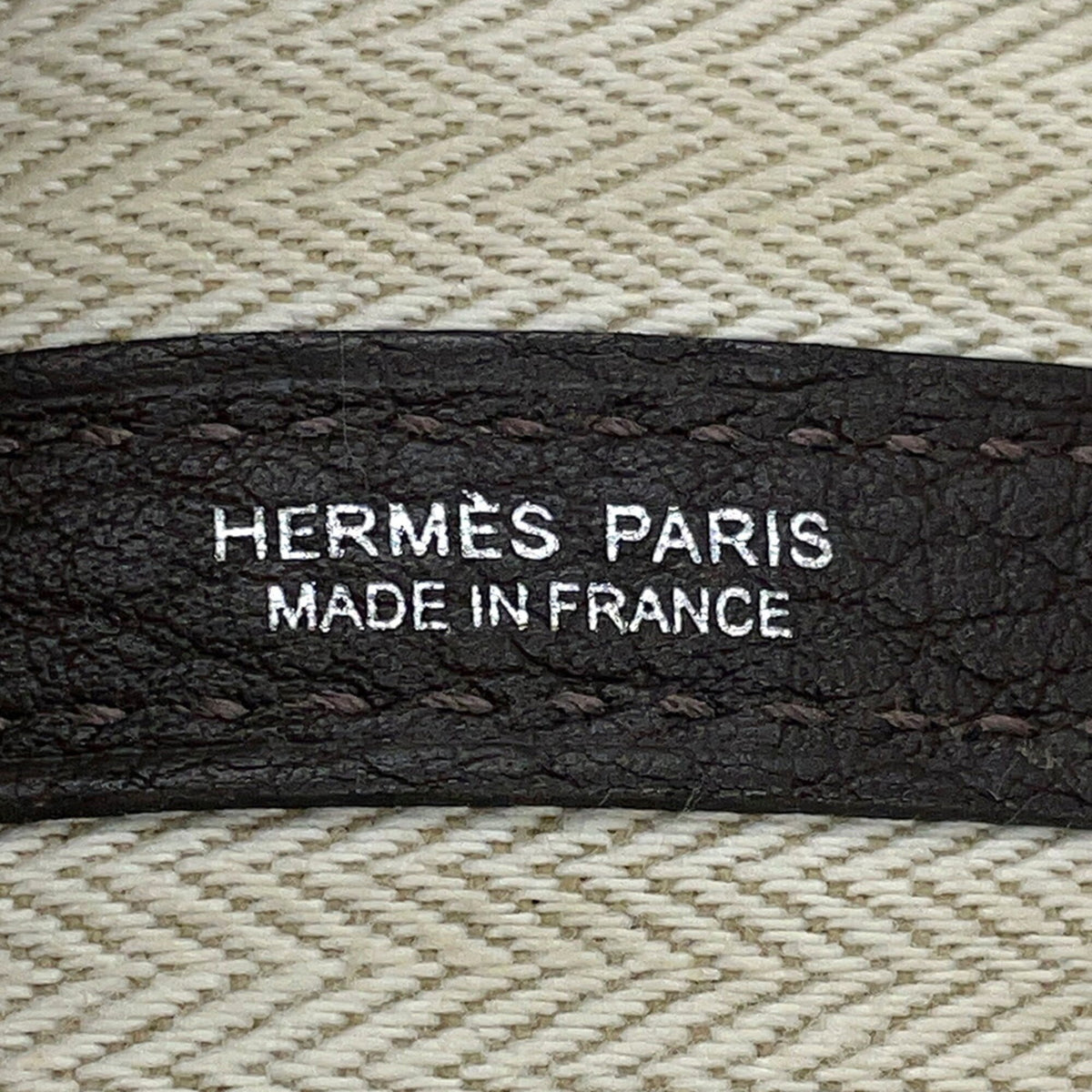 Hermes Ebene Negonda Leather Handbag Tote Bag (Pre-Owned)