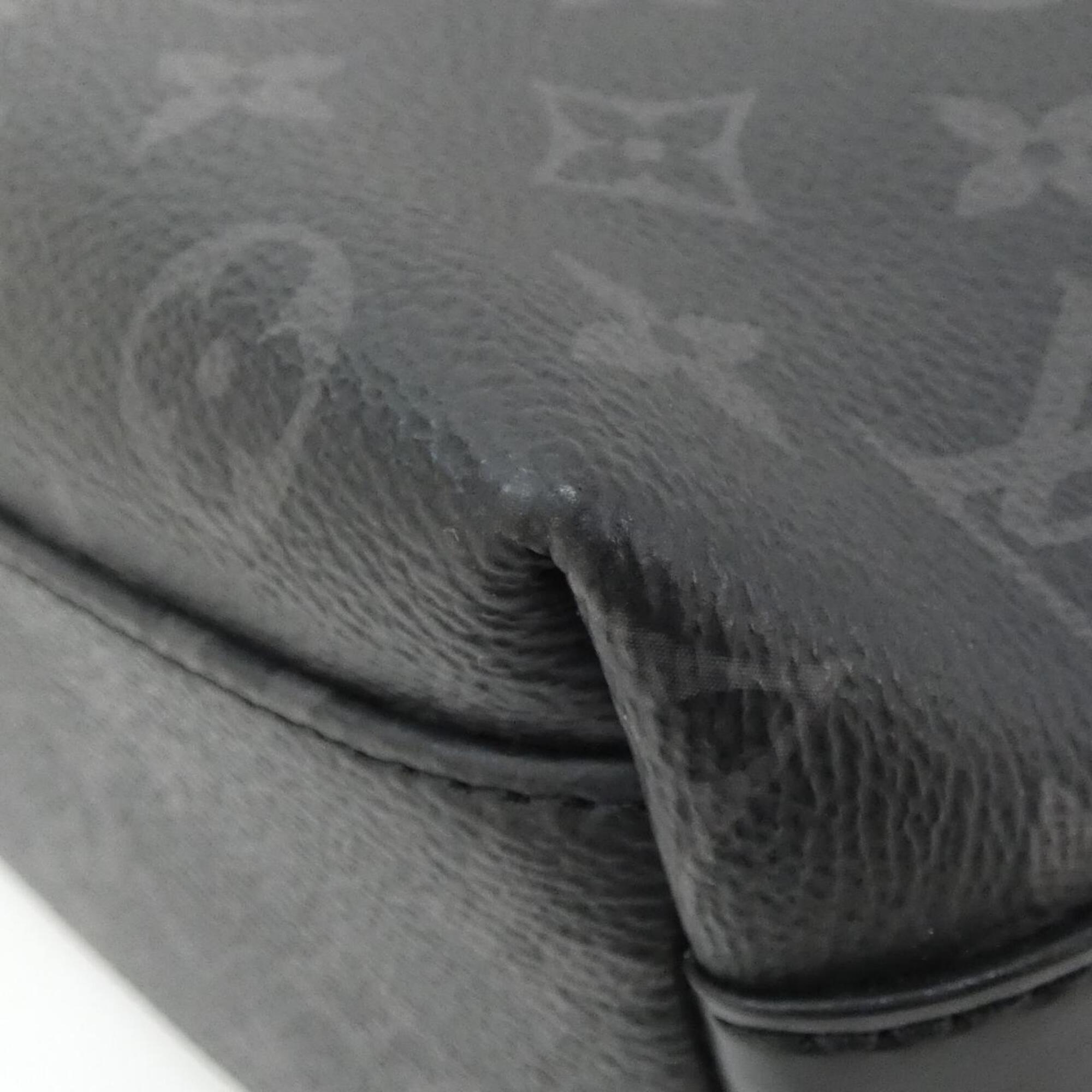 Louis Vuitton Monogram Eclipse Black Coated Canvas Shoulder Bag (Pre-Owned)