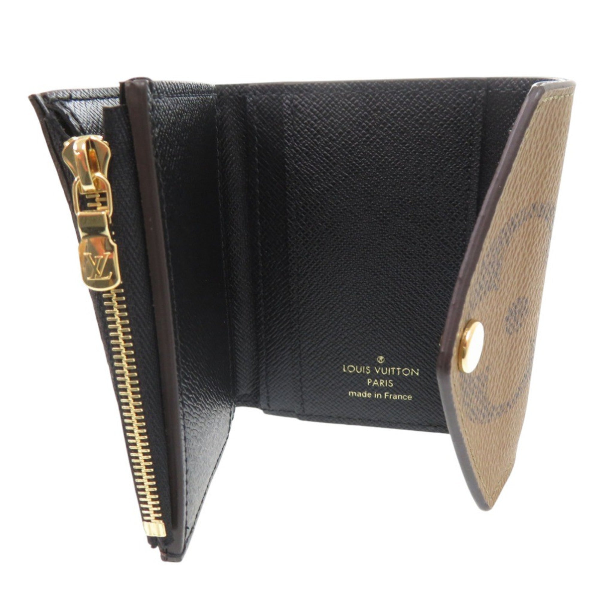Louis Vuitton Brown Monogram Monogram Wallet (Tri-Fold) (Pre-Owned)