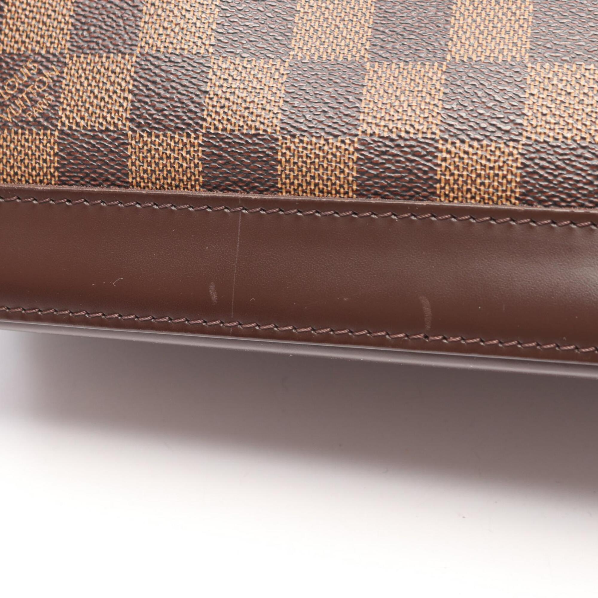Louis Vuitton Brown Coated Canvas Leather Handbag (Pre-Owned)