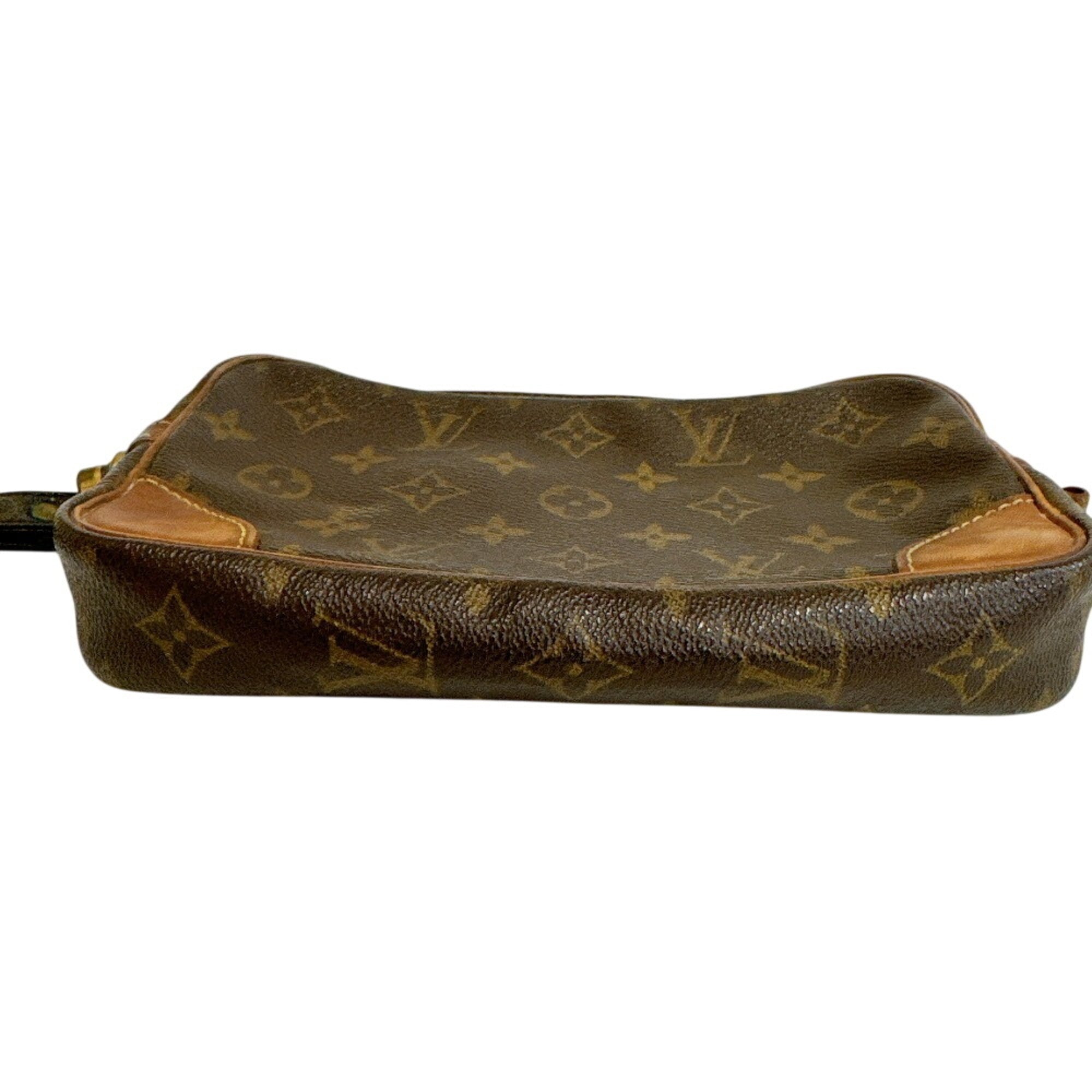 Louis Vuitton Brown Leather Clutch Bag Pouch (Pre-Owned)