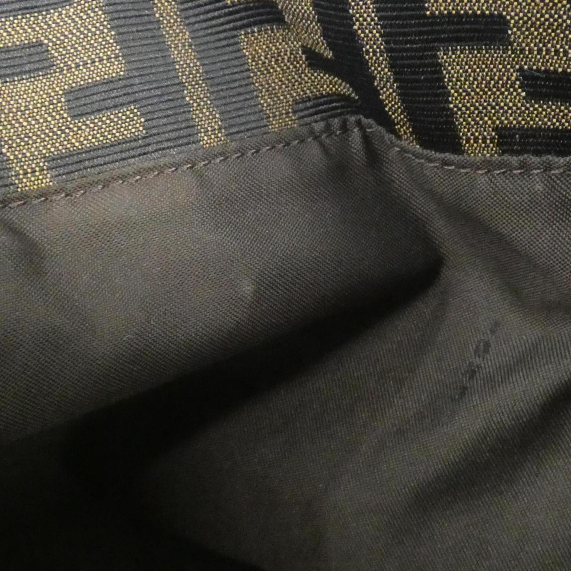 Fendi Brown Canvas Handbag (Pre-Owned)