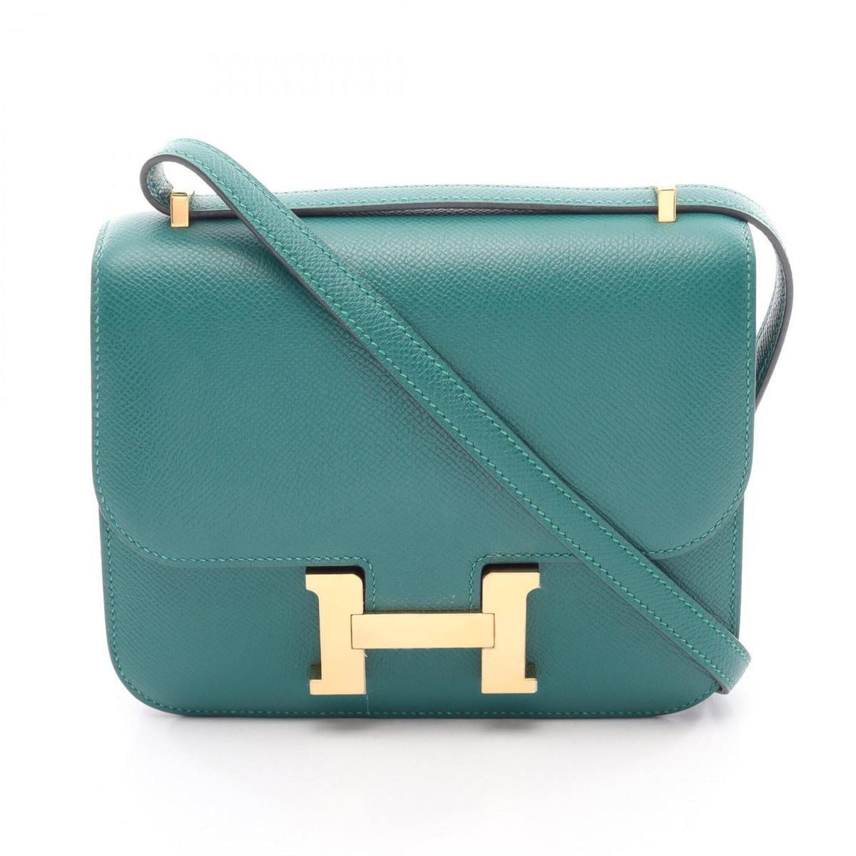 Hermes Constance Green Epsom Leather Handbag Shoulder Bag (Pre-Owned)