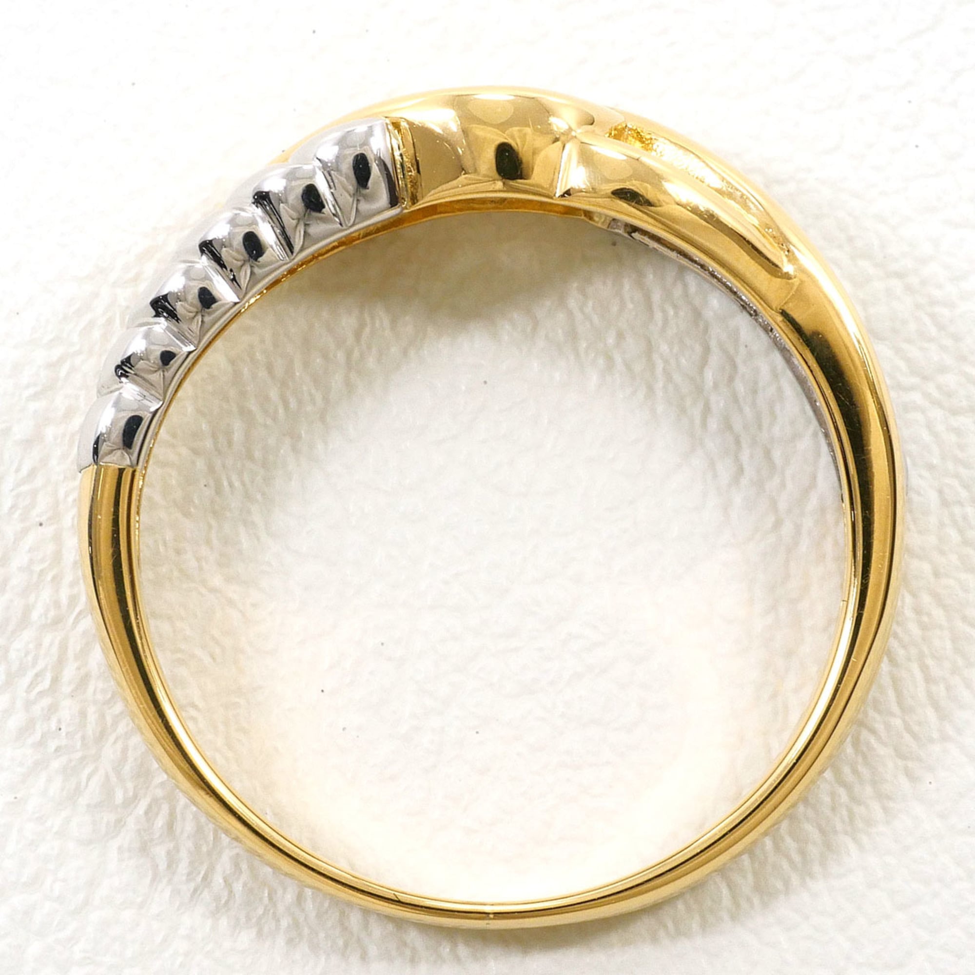 Unbranded Platinum Yellow Gold Yellow Gold (18K) Platinum Band Ring (Pre-Owned)