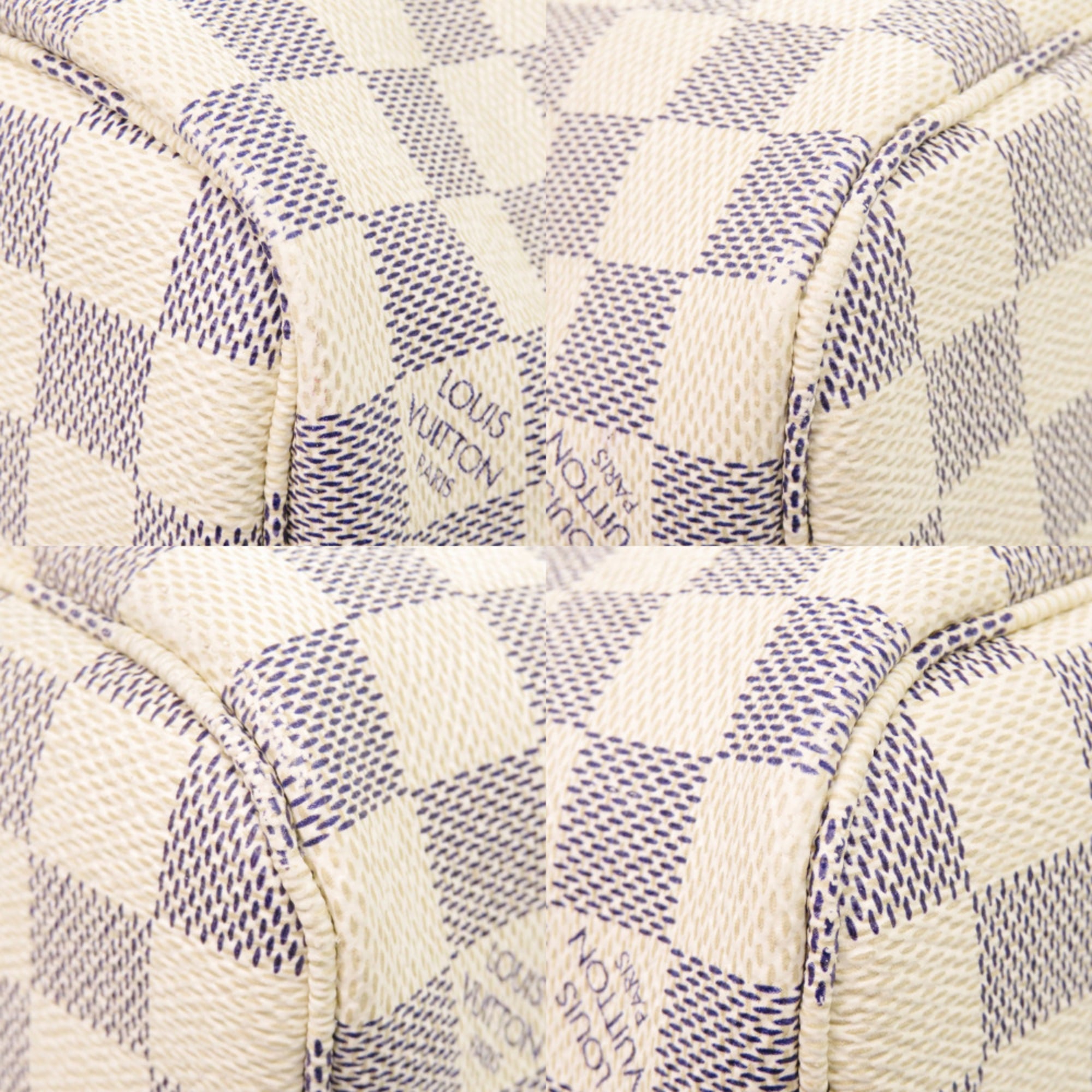 Louis Vuitton Damier Azur White Damier Azur Tote Bag (Pre-Owned)