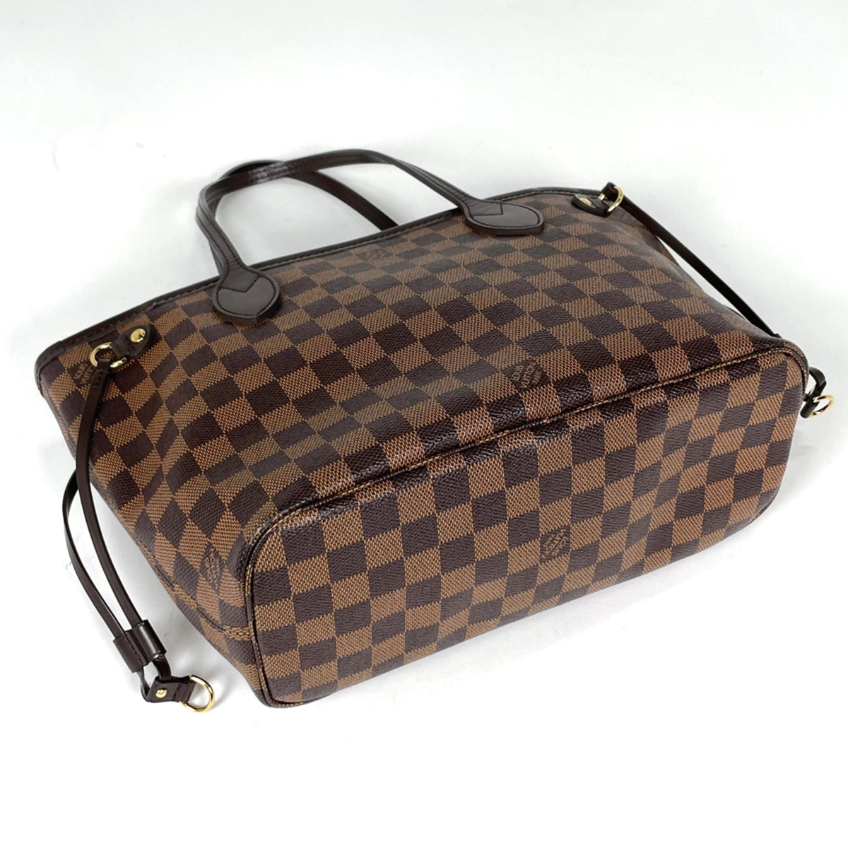 Louis Vuitton Brown Damier Canvas Handbag Pouch Tote Bag (Pre-Owned)