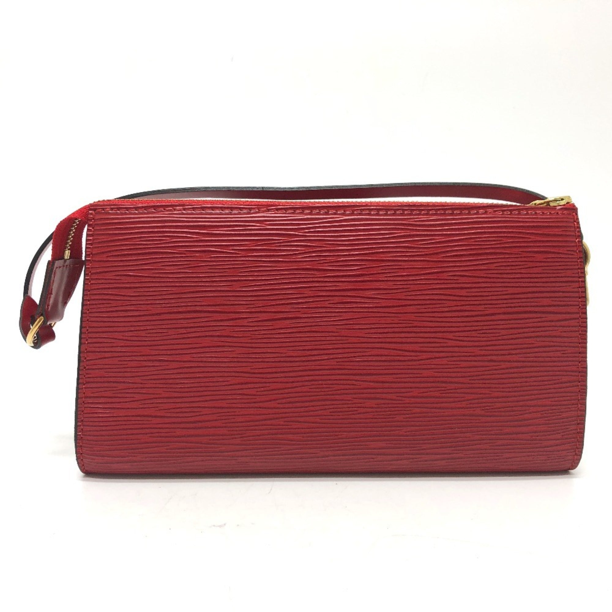 Louis Vuitton Epi Red Color Epi Leather Handbag Pochette Shoulder Bag (Pre-Owned)