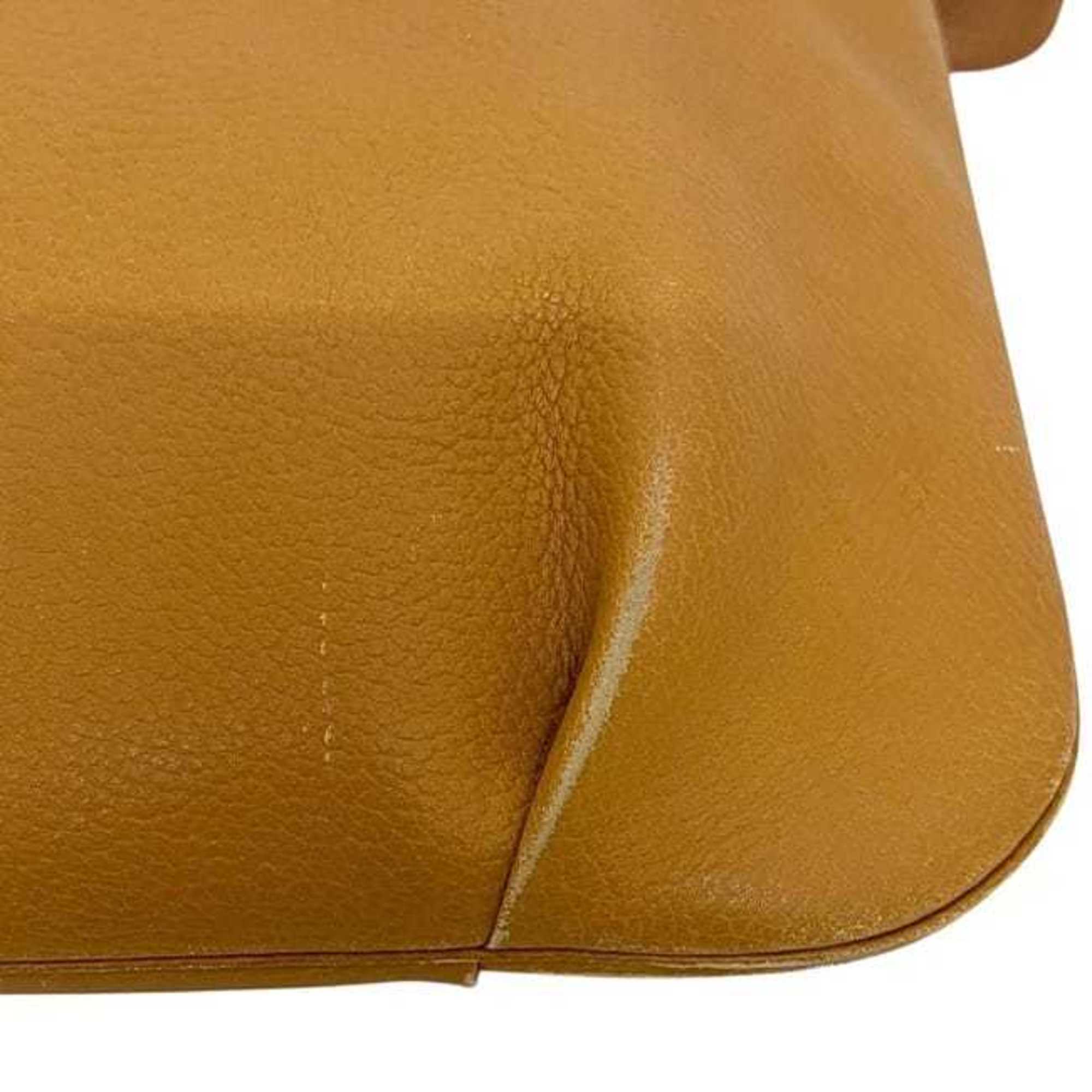 Hermes Brown Camel Leather Ardennes Leather Shoulder Bag (Pre-Owned)
