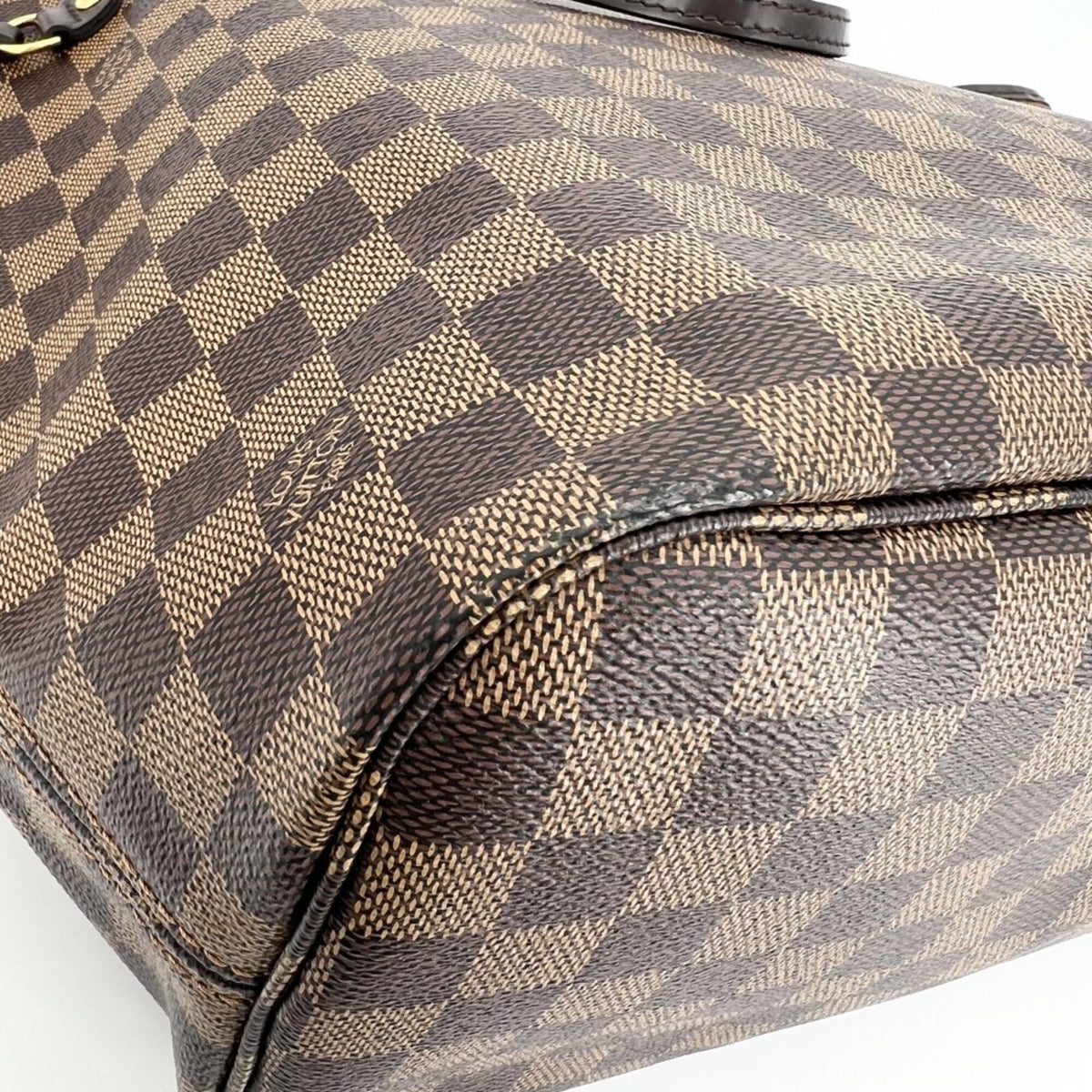 Louis Vuitton Brown Damier Canvas Damier Canvas Handbag Tote Bag (Pre-Owned)
