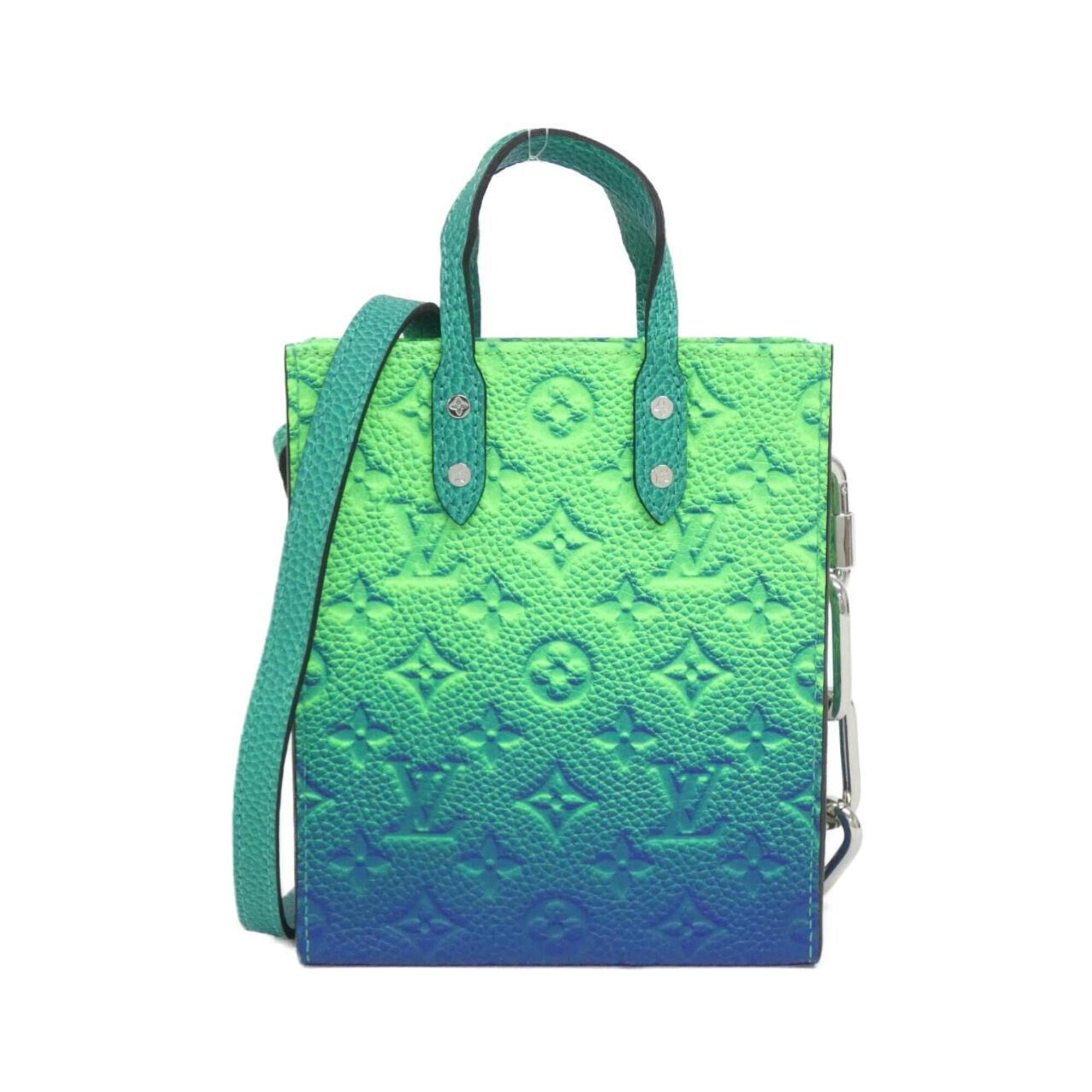 Louis Vuitton Blue Vert Leather Handbag (Pre-Owned)