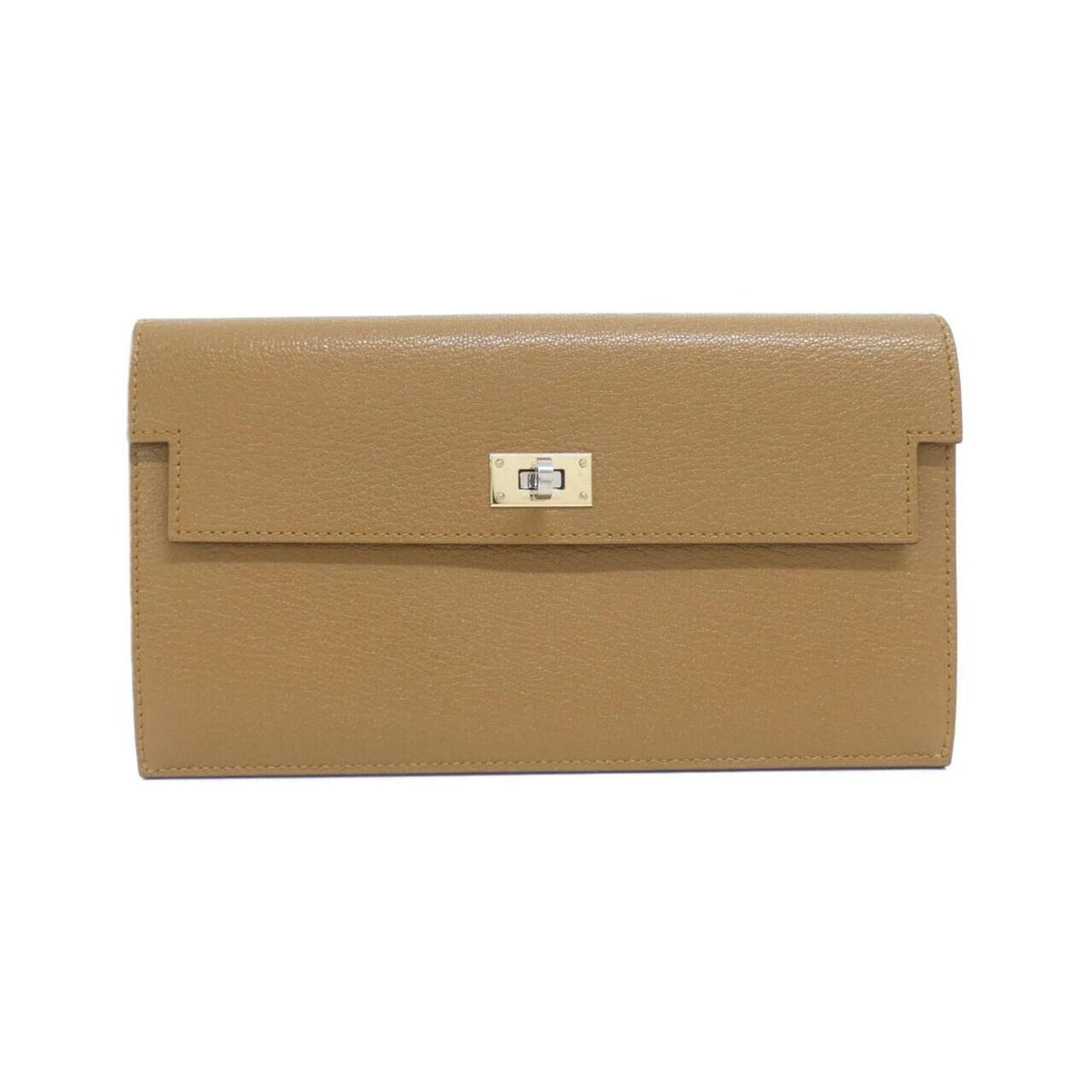 Hermes Bronze Brown Long Wallet (Bi-Fold) (Pre-Owned)