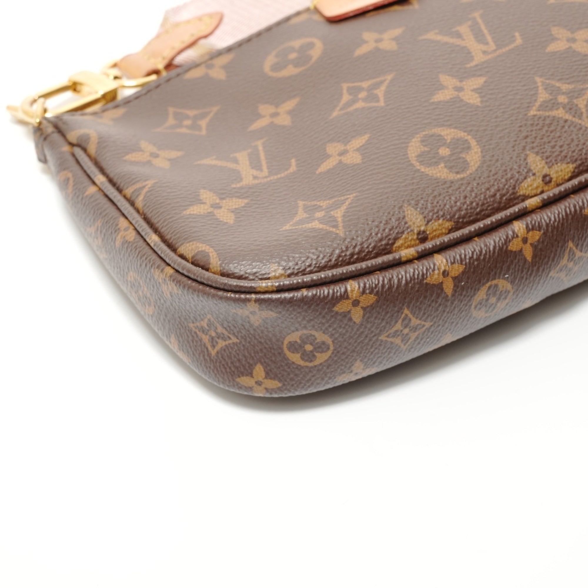 Louis Vuitton Monogram Brown Monogram Pochette Shoulder Bag (Pre-Owned)