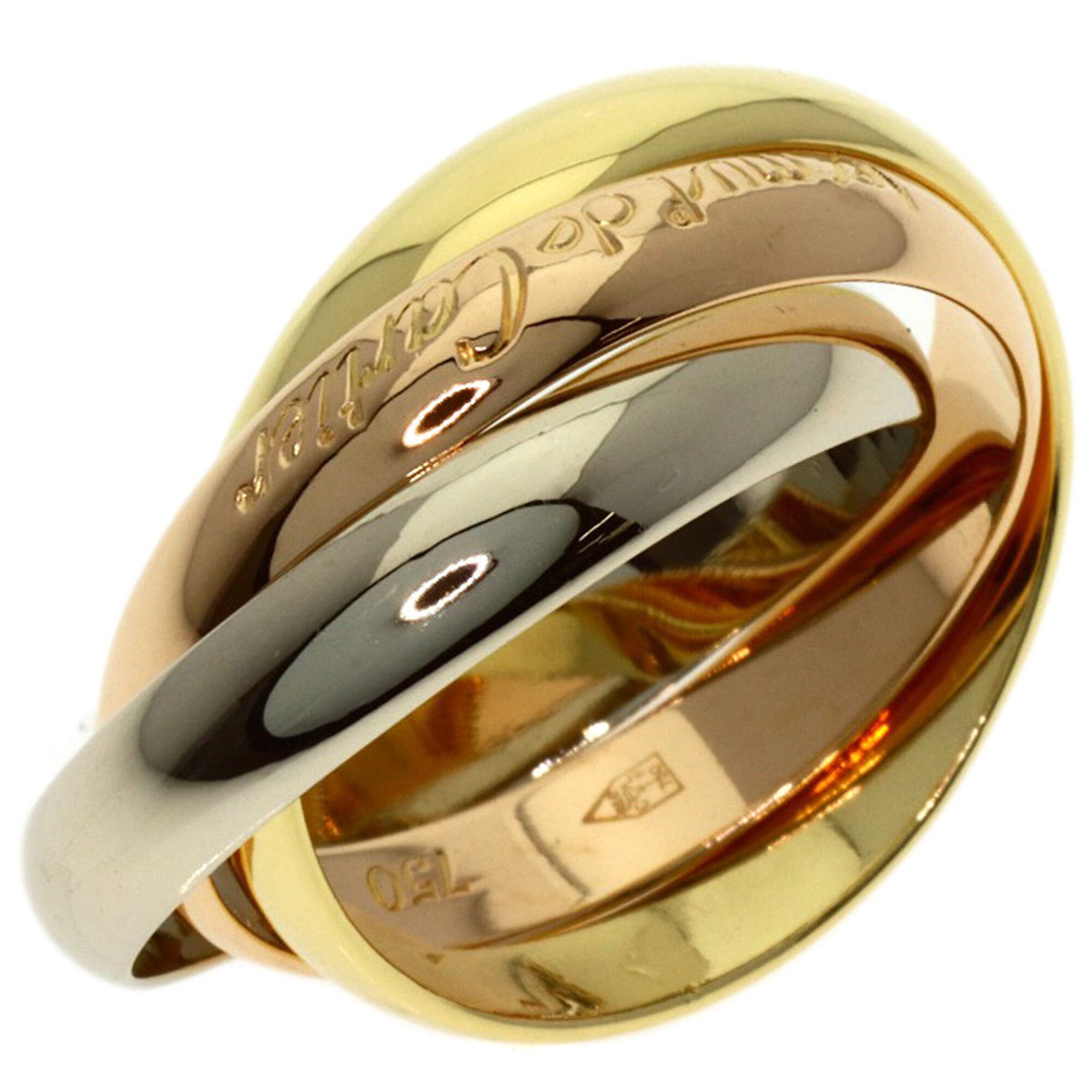 Cartier Yellow Gold (18K) Pink Gold (18K) White Gold (18K) Band Ring (Pre-Owned)