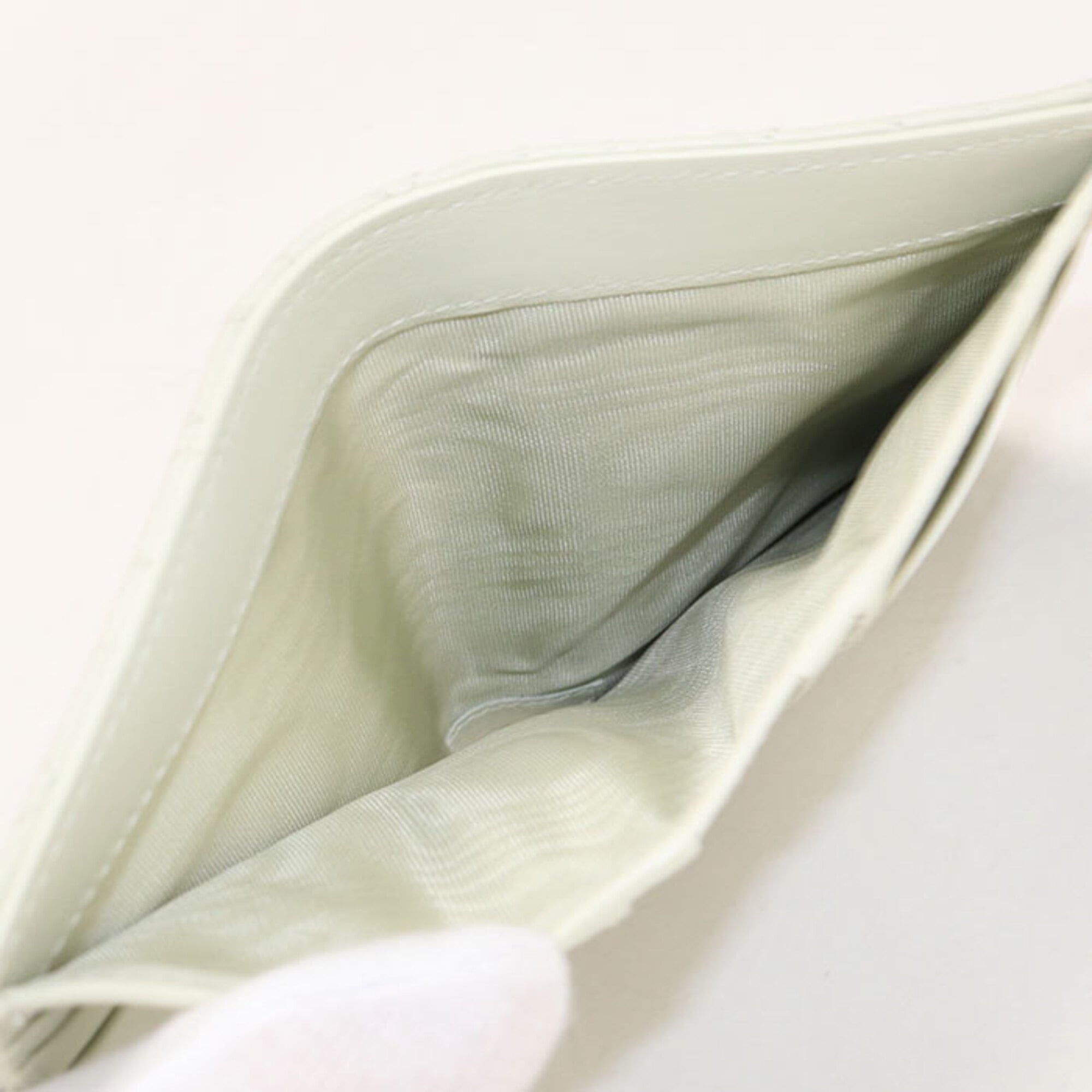 Christian Dior Green Leather Wallet (Bi-Fold) (Pre-Owned)
