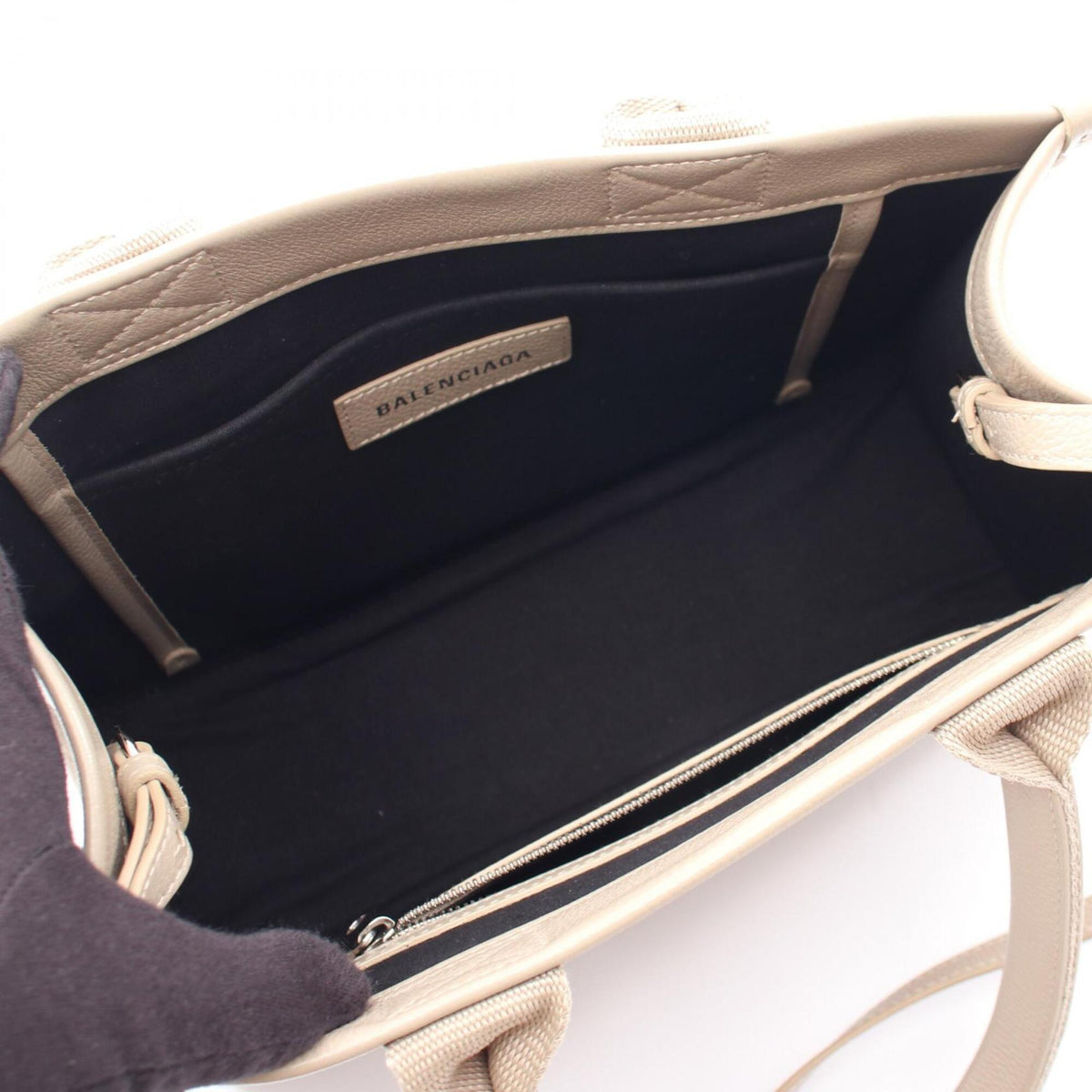 Balenciaga Beige Leather Tote Bag (Pre-Owned)