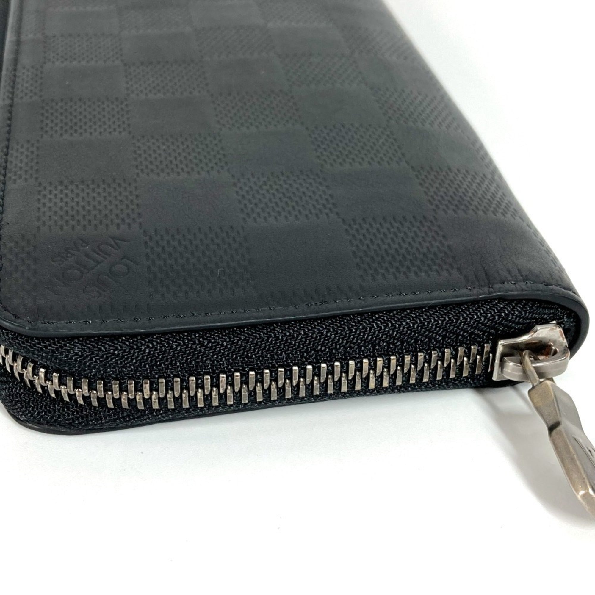 Louis Vuitton Black Infini Onyx Damier Infini Long Wallet (Bi-Fold) (Pre-Owned)