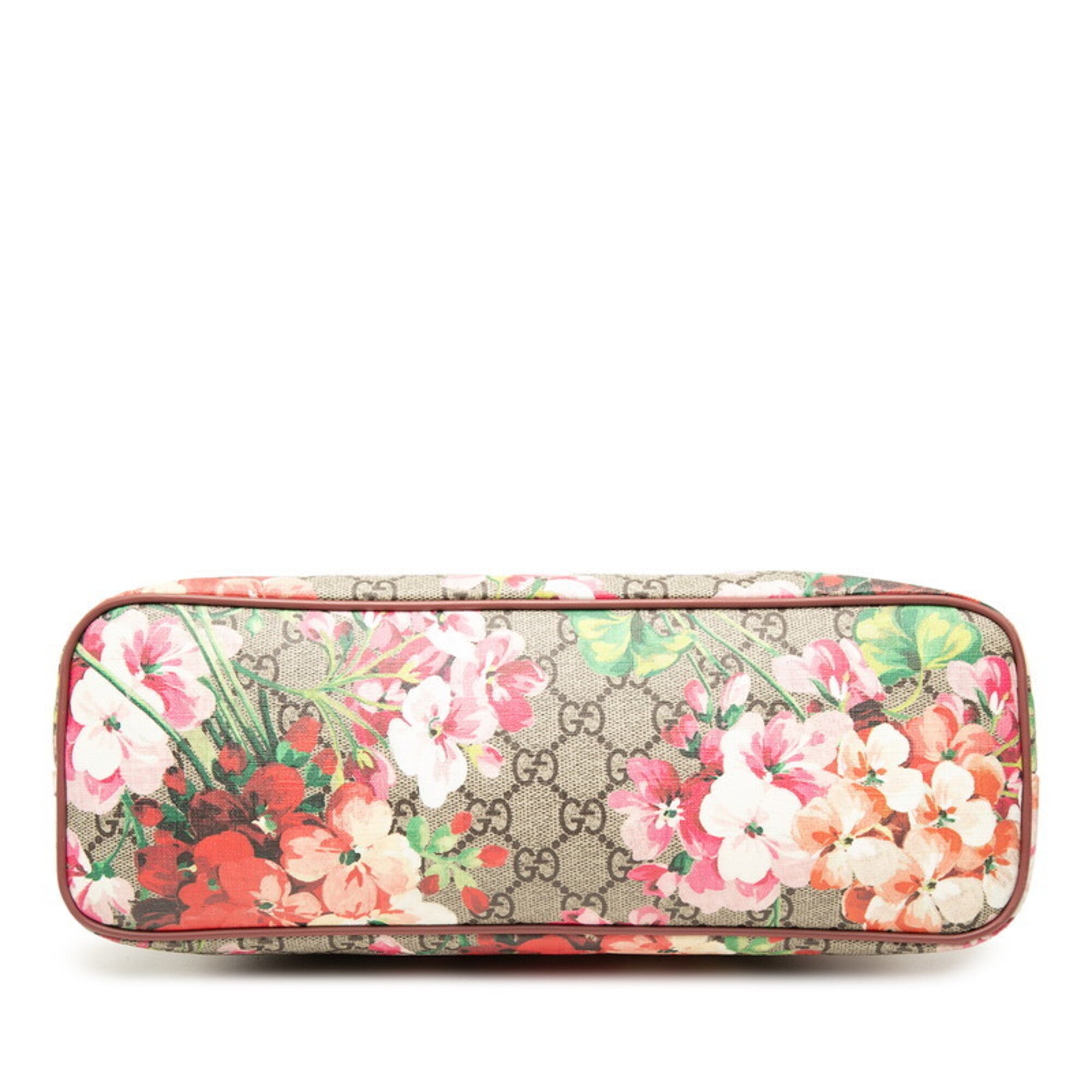 Gucci Gg Blooms Beige Pink Pvc Leather Handbag Shoulder Bag (Pre-Owned)