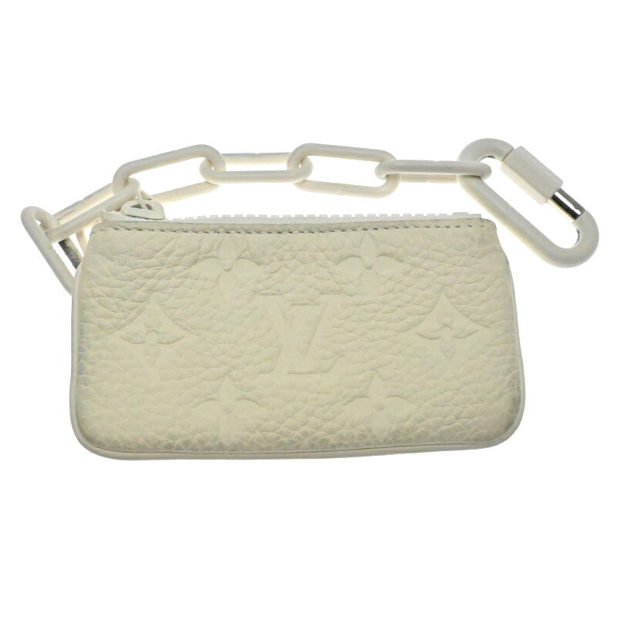 Louis Vuitton White Monogram Pouch (Pre-Owned)