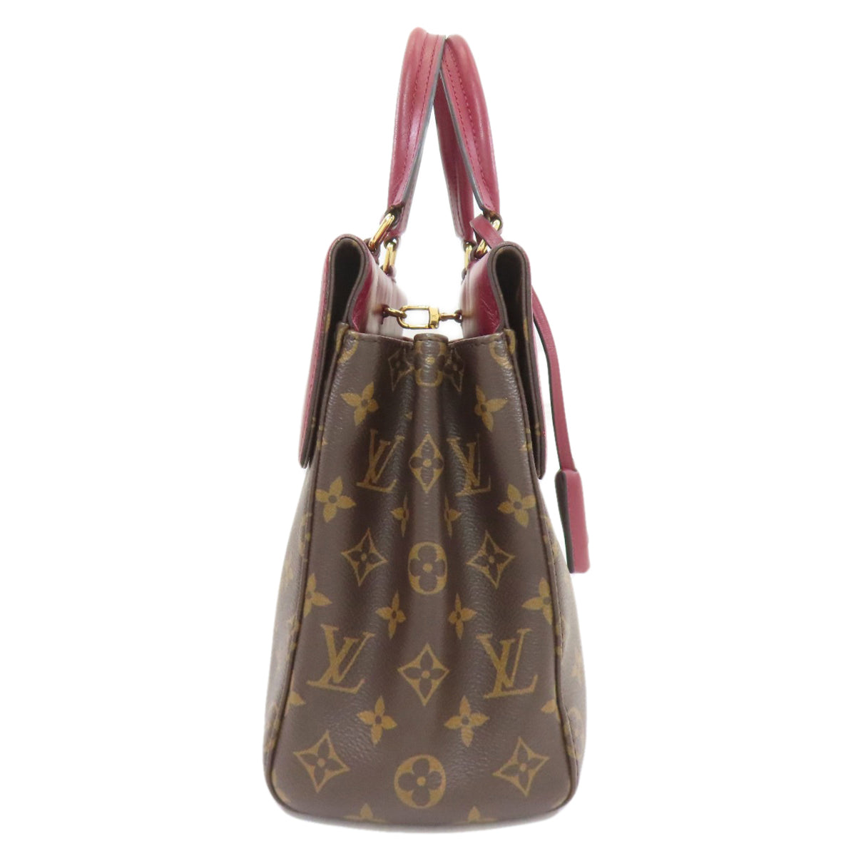 Louis Vuitton Bordeaux Brown Monogram Handbag (Pre-Owned)