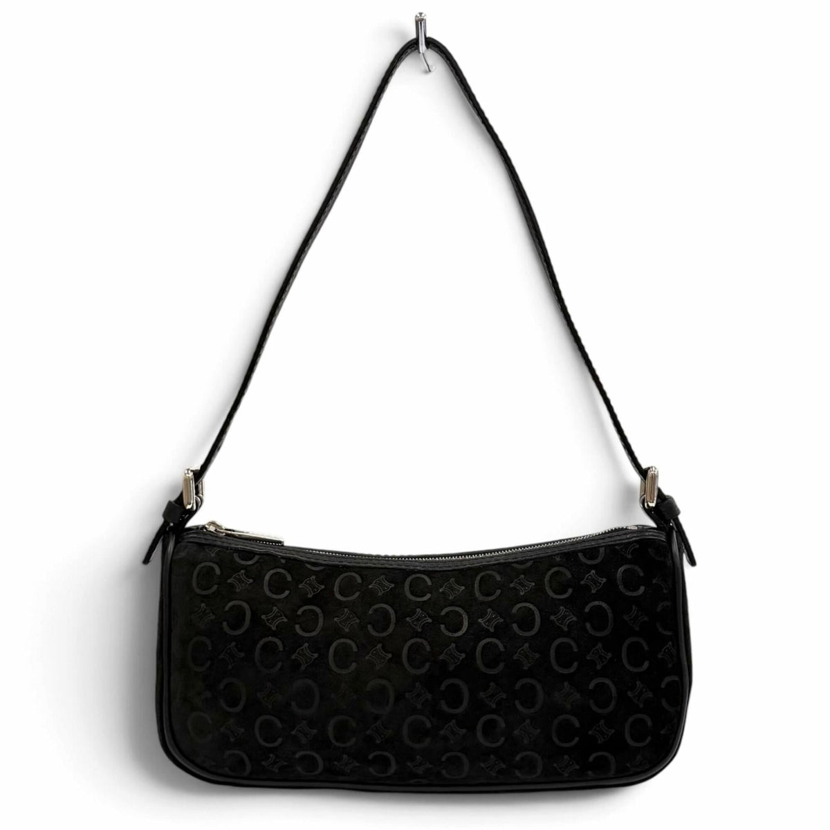 Celine Black Suede Leather Pouch (Pre-Owned)