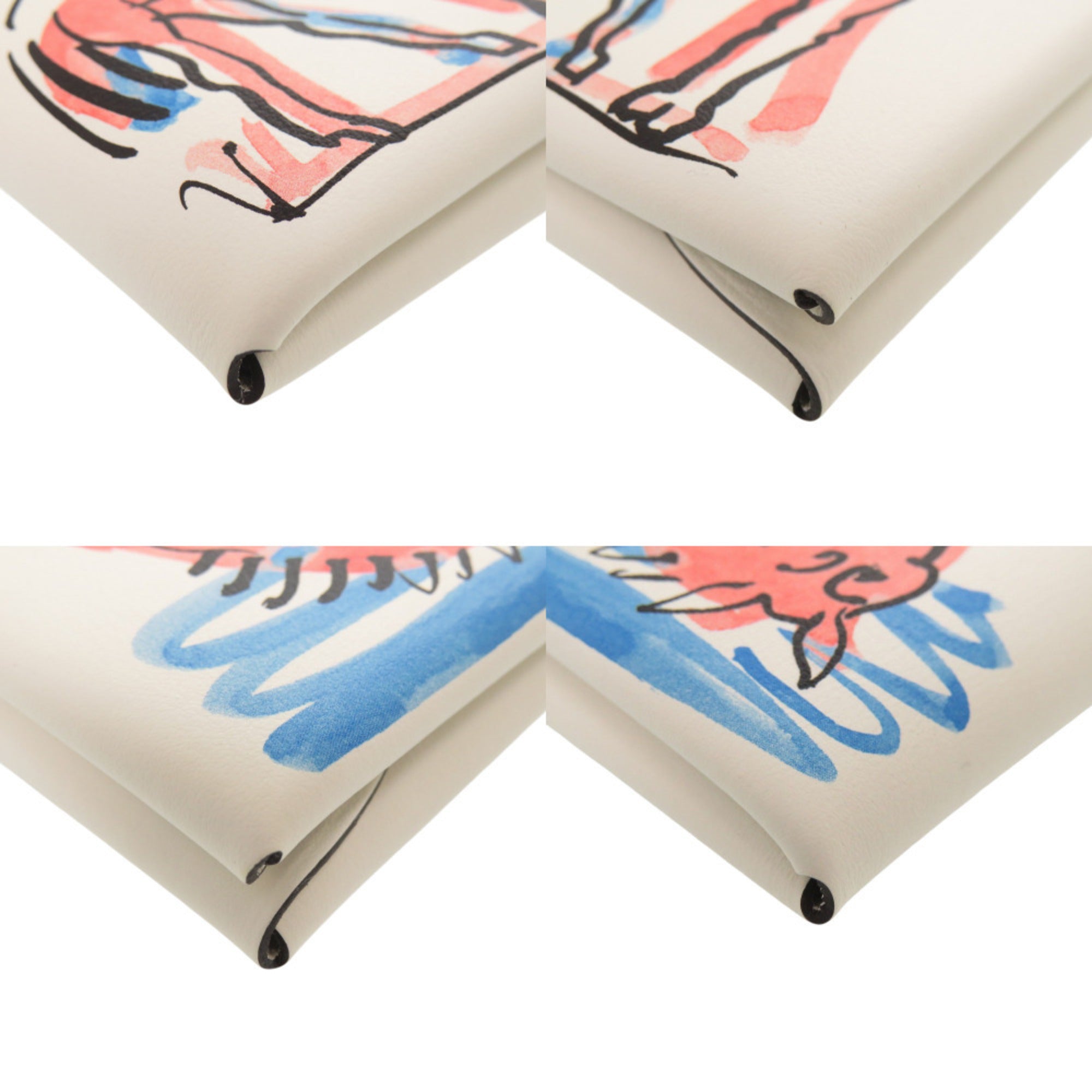 Hermes White Swift Leather Coin Purse/Coin Case (Pre-Owned)