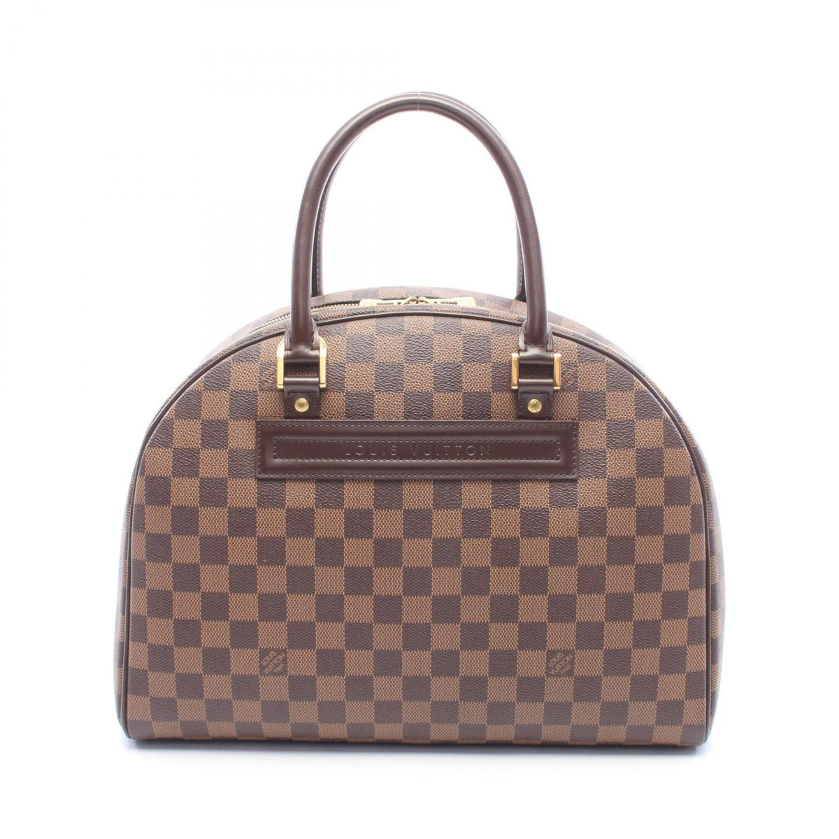 Louis Vuitton Brown Coated Canvas Leather Handbag (Pre-Owned)
