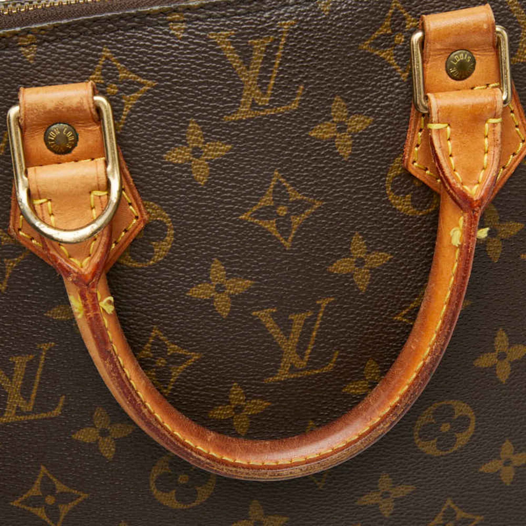 Louis Vuitton Brown Monogram Pvc Handbag (Pre-Owned)