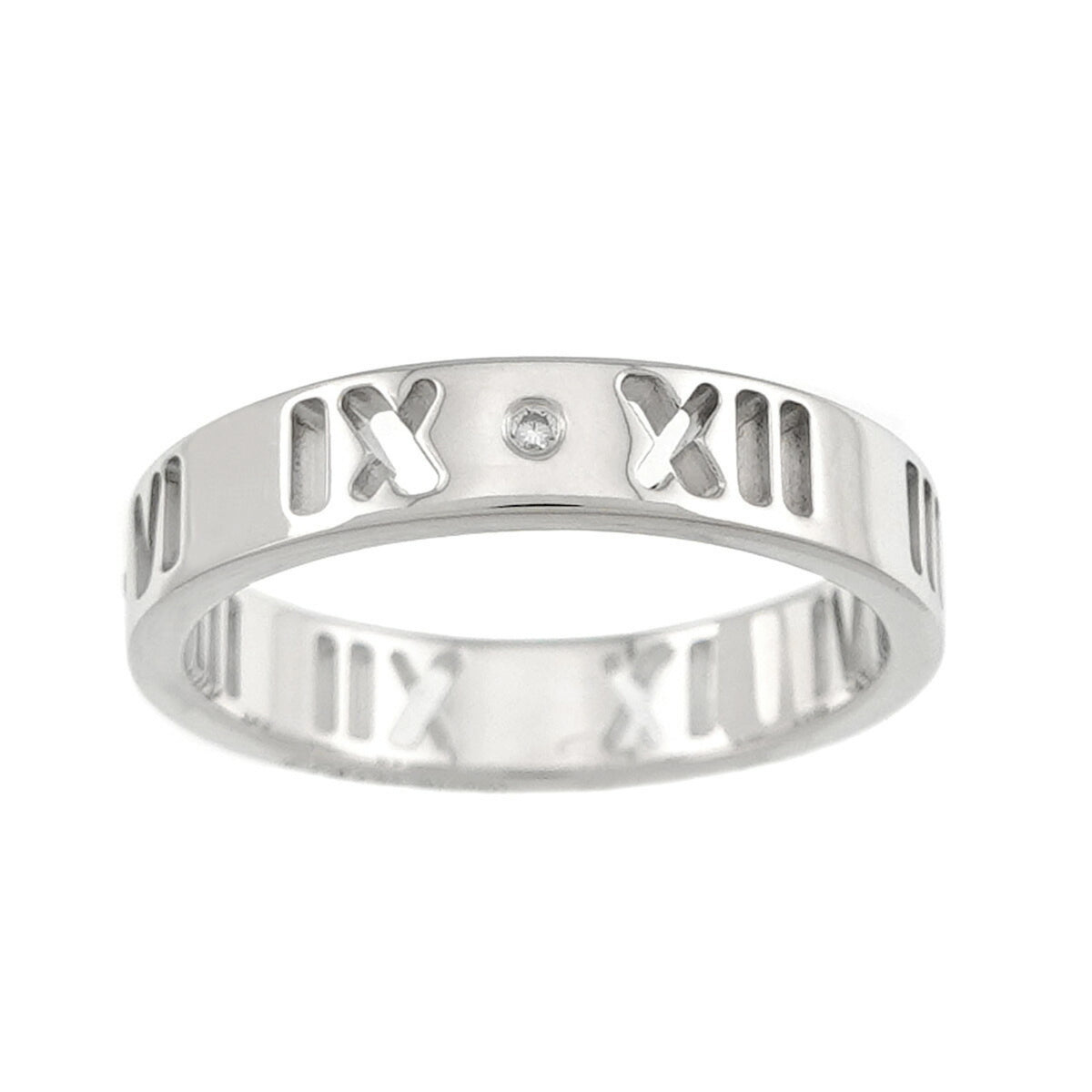 Tiffany White Gold (18K) Band Ring (Pre-Owned)