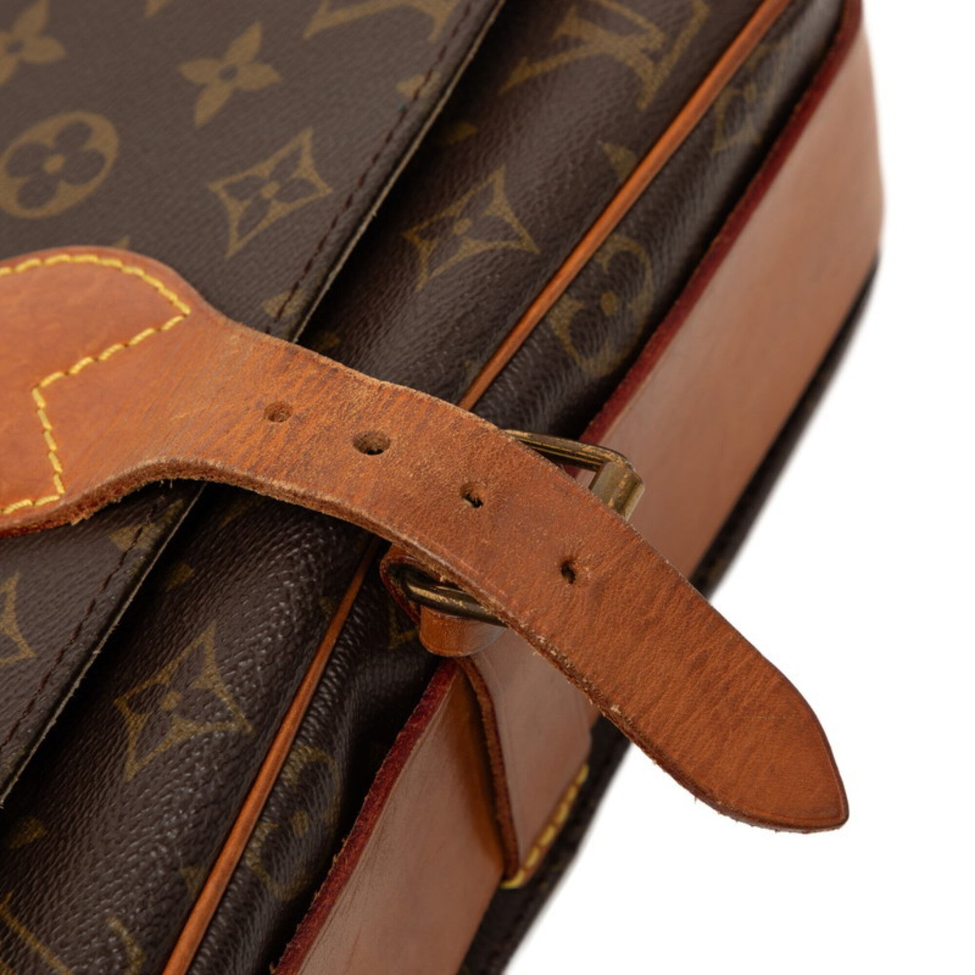 Louis Vuitton Brown Pvc Leather Shoulder Bag (Pre-Owned)