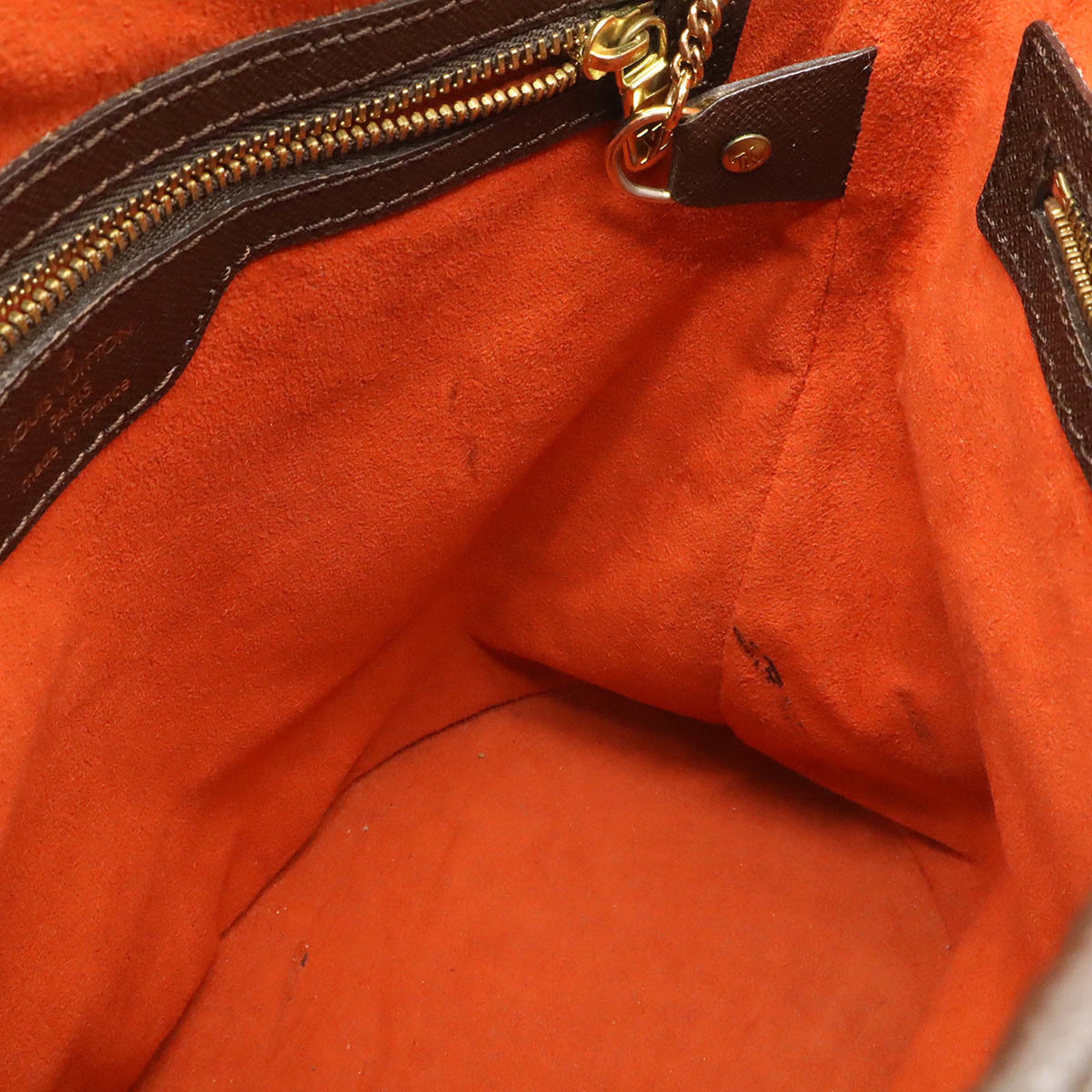 Louis Vuitton Brown Damier Canvas Pvc Shoulder Bag Tote Bag (Pre-Owned)