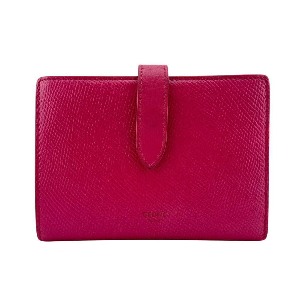 Celine Pink Leather Wallet (Bi-Fold) (Pre-Owned)