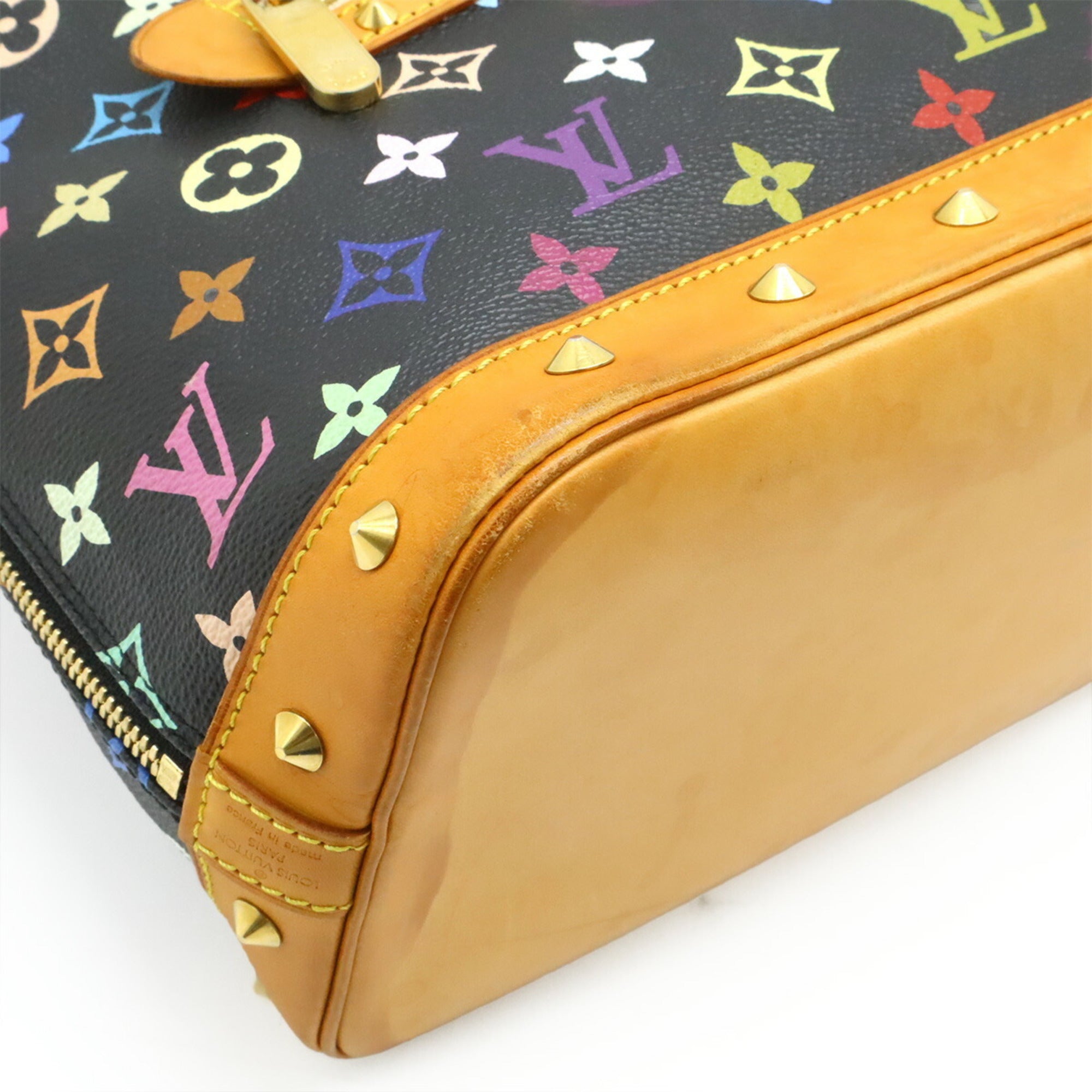Louis Vuitton Black Monogram Multi-Color Noir Monogram Multicolore Canvas Pvc Handbag (Pre-Owned)